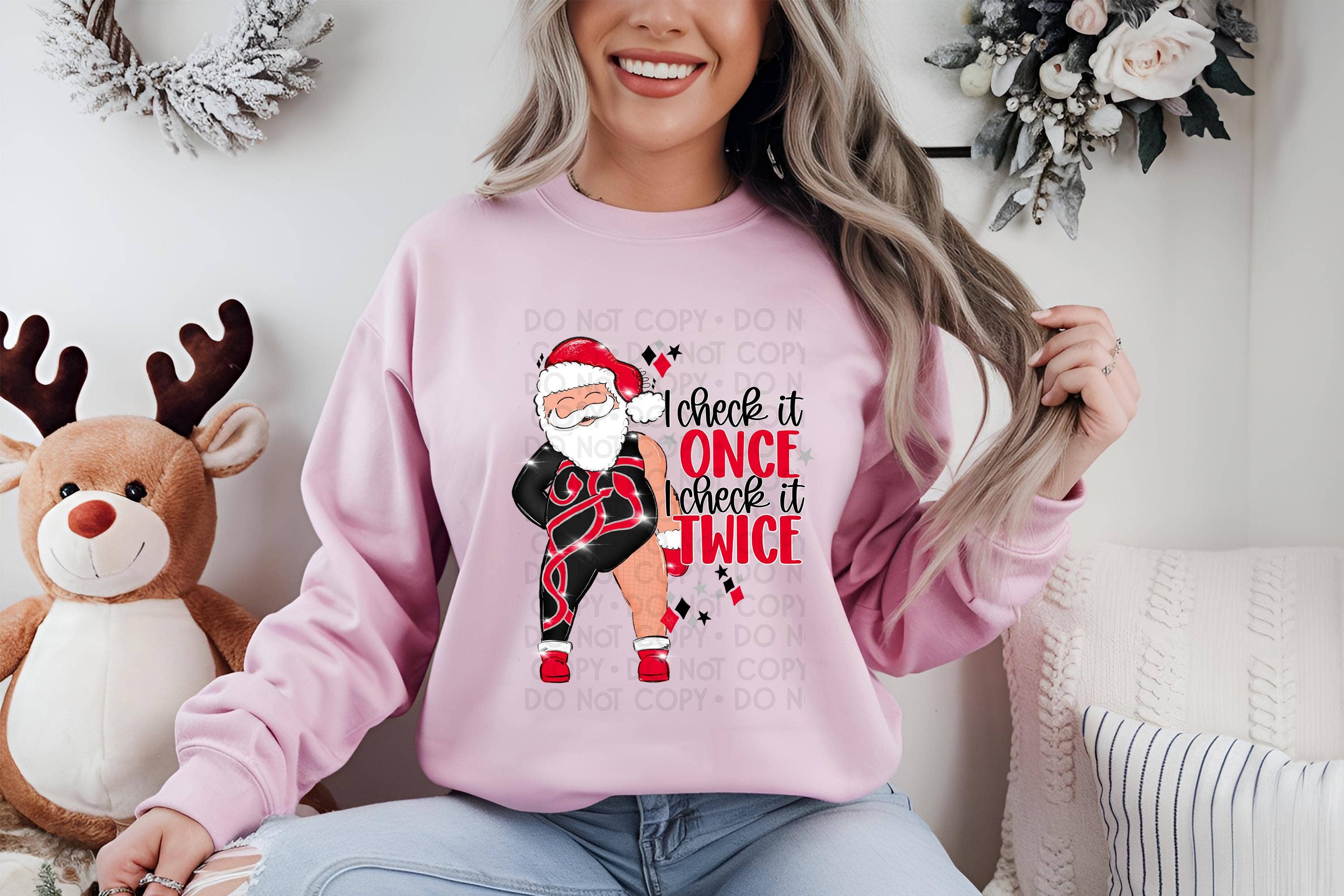 Reputation Santa Check It Twice Era Inspired Sweatshirt T-Shirts, Hoodie | PodTeesHub.com