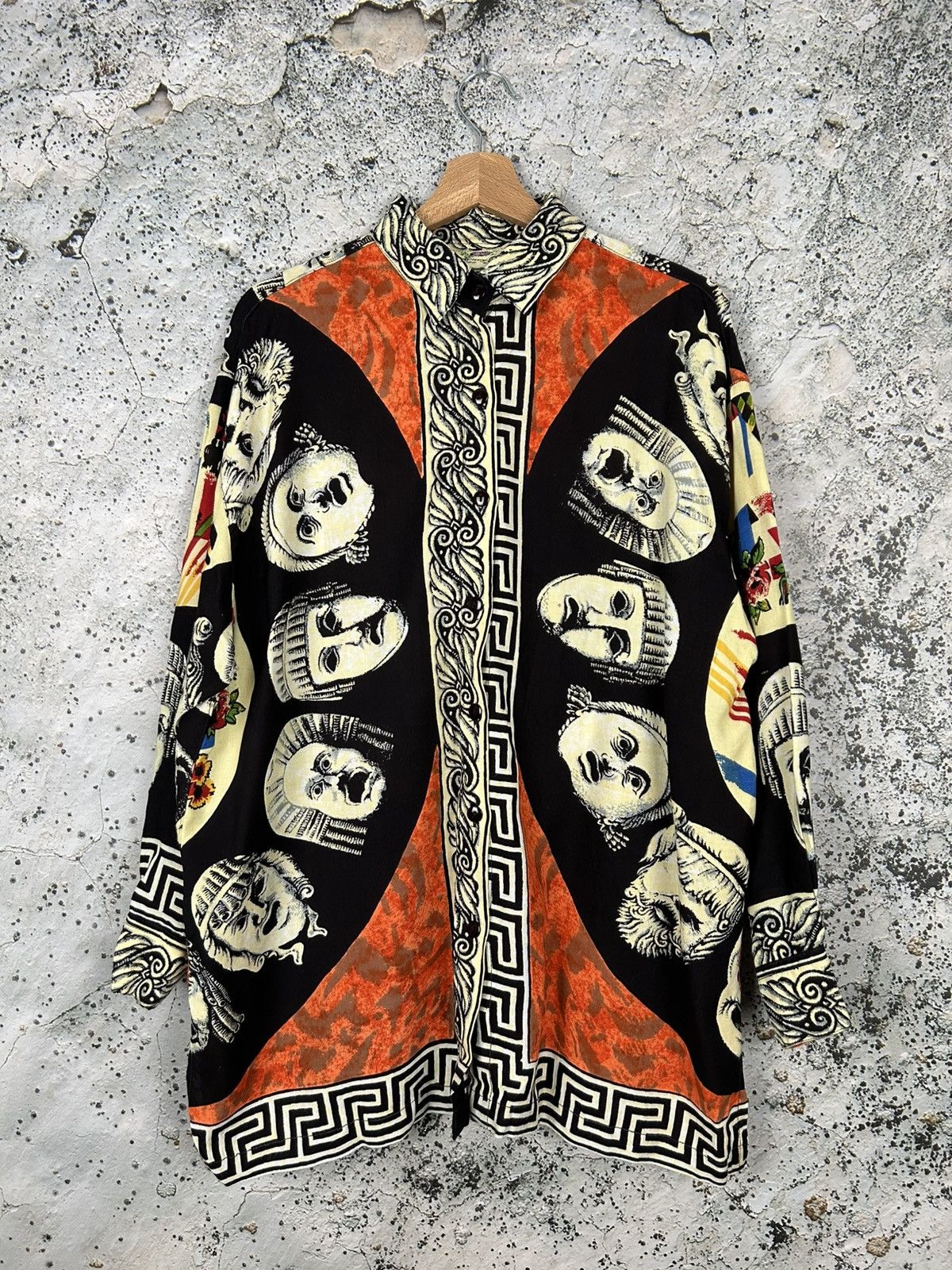 Designer Vintage Avantgarde Mask Alternative Shirt 90s Grunge Punk Hoodie, Sweatshirt | PodTeesHub.com