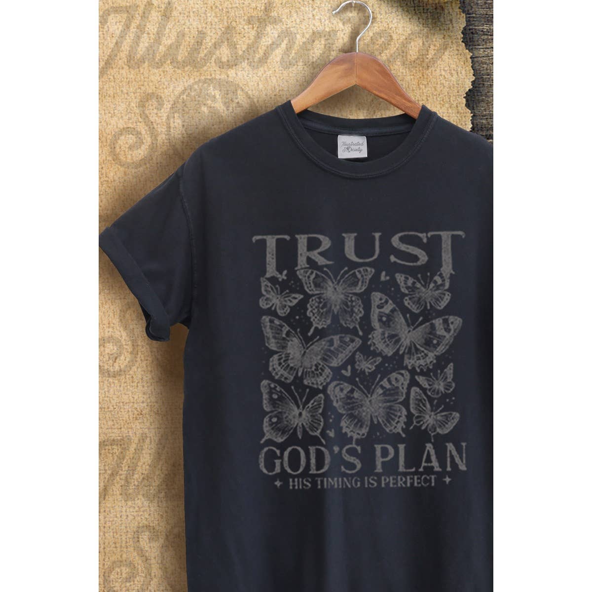 Trust Gods Plan Christian   Vintage  Graphic Tee Hoodie, Sweatshirt | PodTeesHub.com