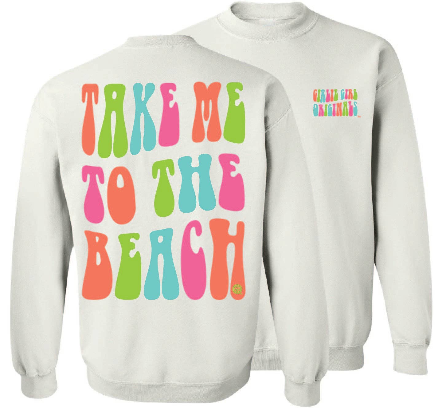 2582 To the Beach Sweatshirt Ls-White T-Shirts, Hoodie | PodTeesHub.com
