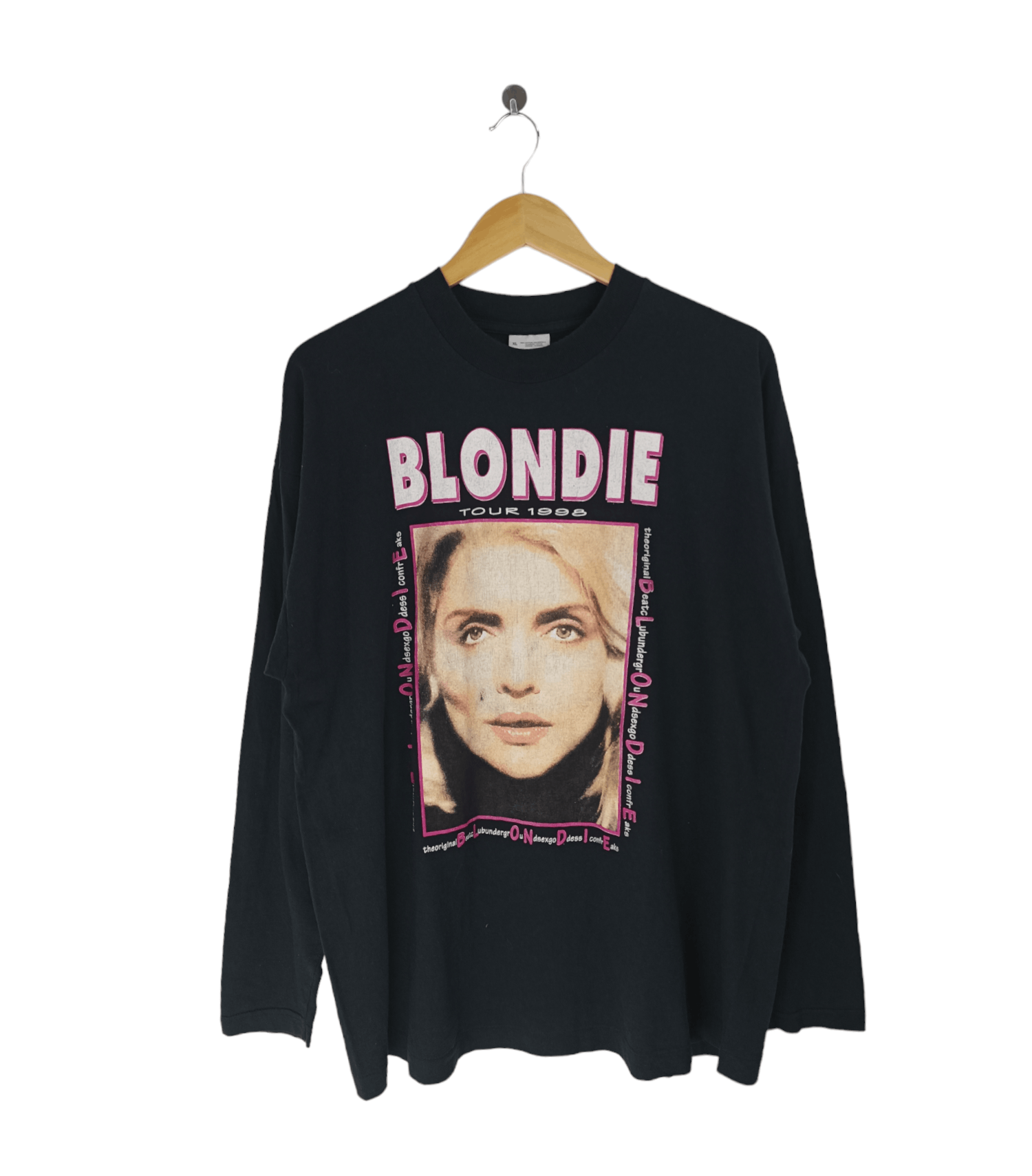 Rare Vintage 90 S Blondie Tour Tee Debbie Abba Patti Bjork Hoodie, Sweatshirt | PodTeesHub.com