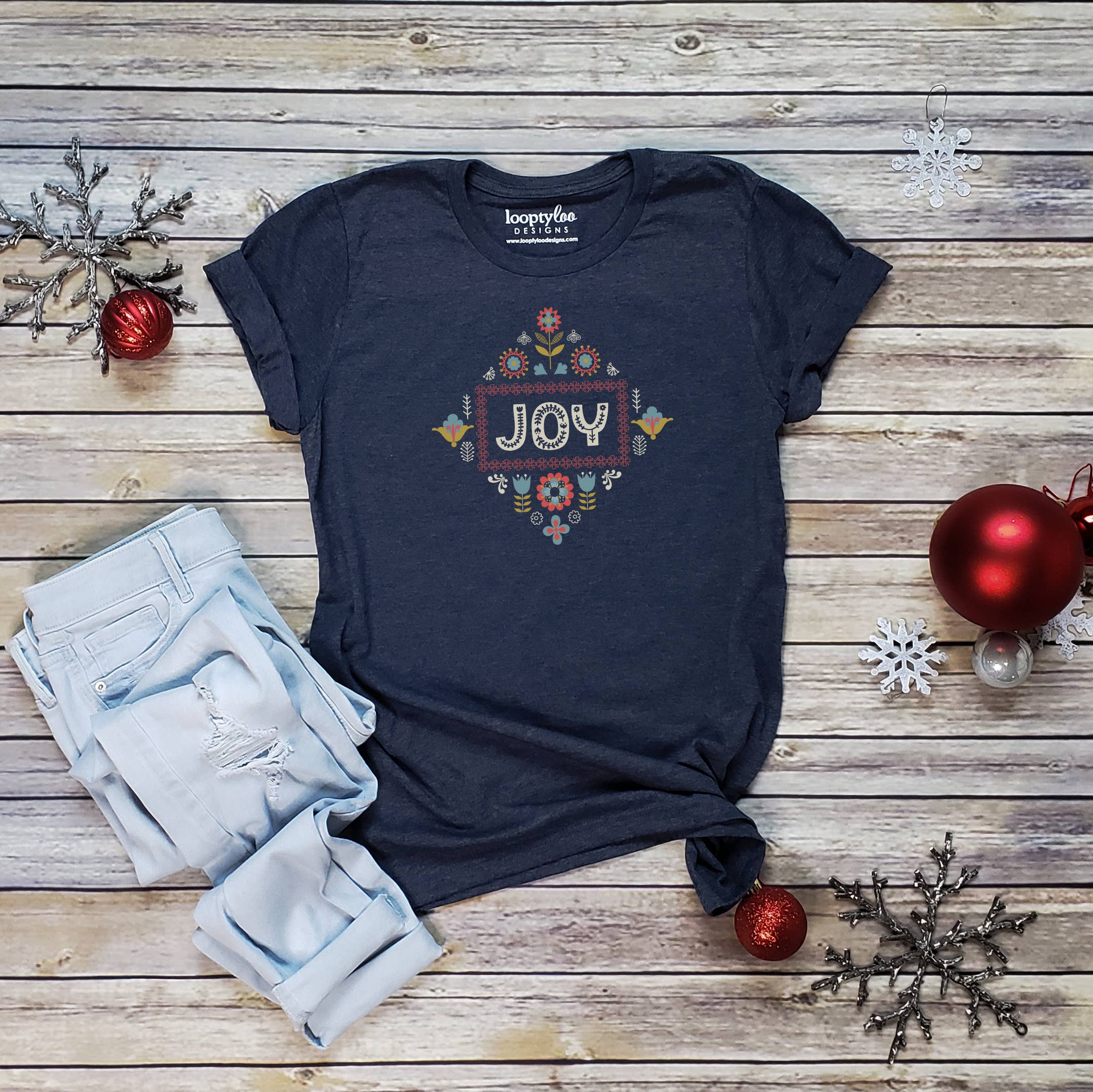 Nordic Joy Tee | Christmas | Sizes XS-2XL Hoodie, Sweatshirt | PodTeesHub.com