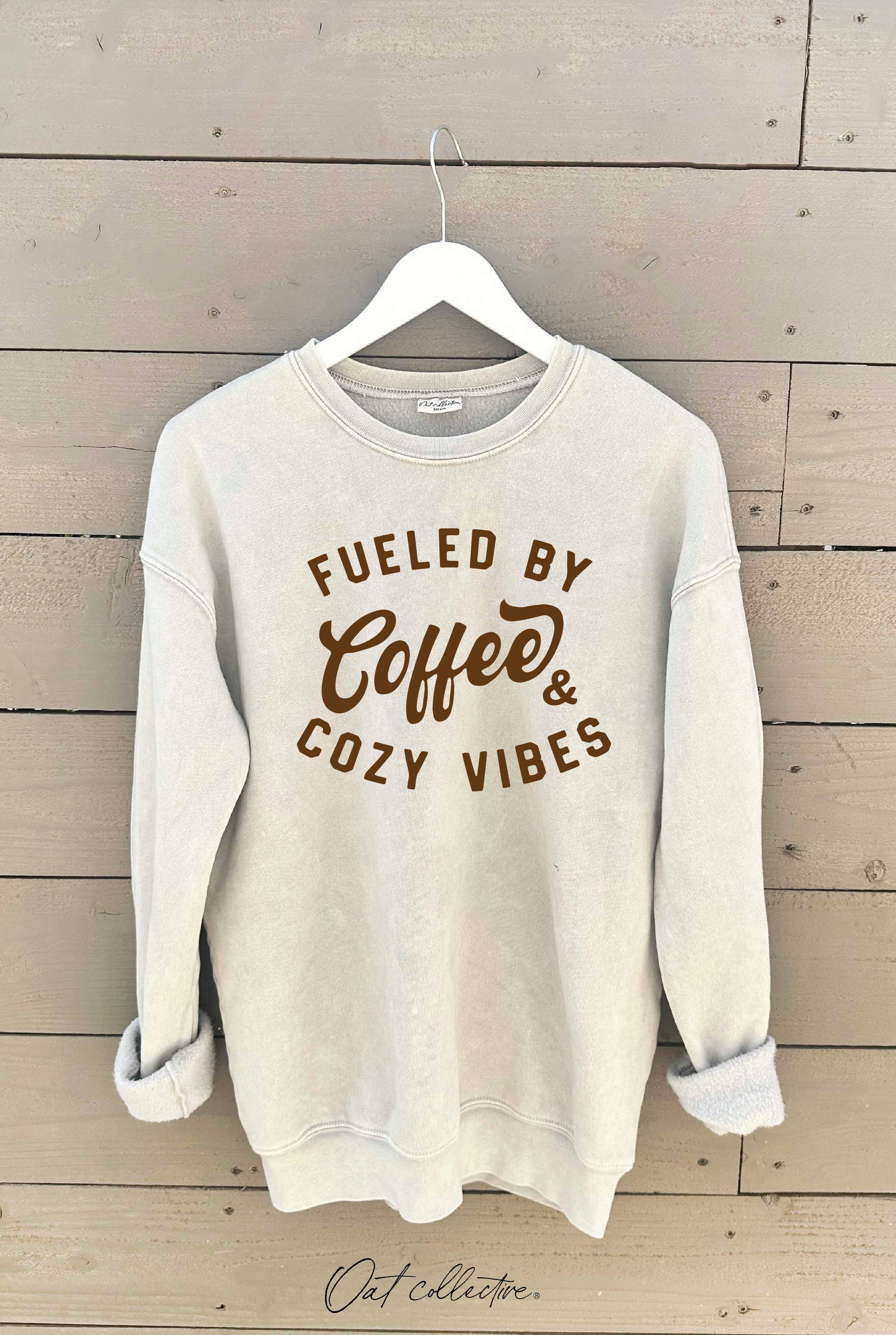 Fueled By Coffee Mineral Graphic Sweatshirt T-Shirts, Hoodie | PodTeesHub.com