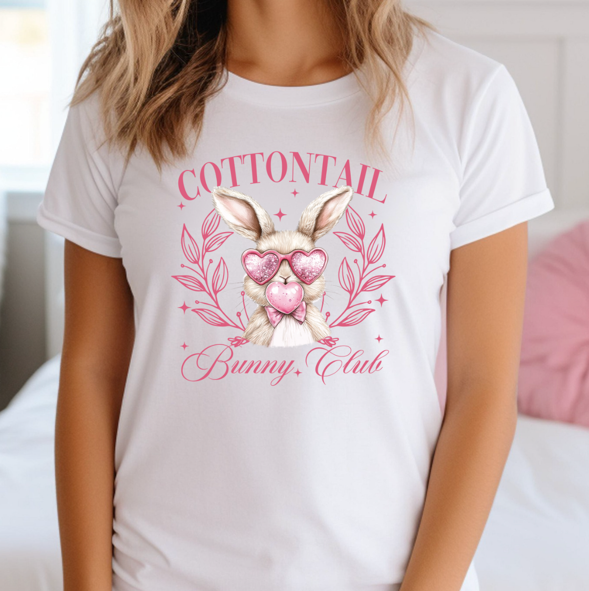 Cottontail Bunny Club Tee Hoodie, Sweatshirt | PodTeesHub.com