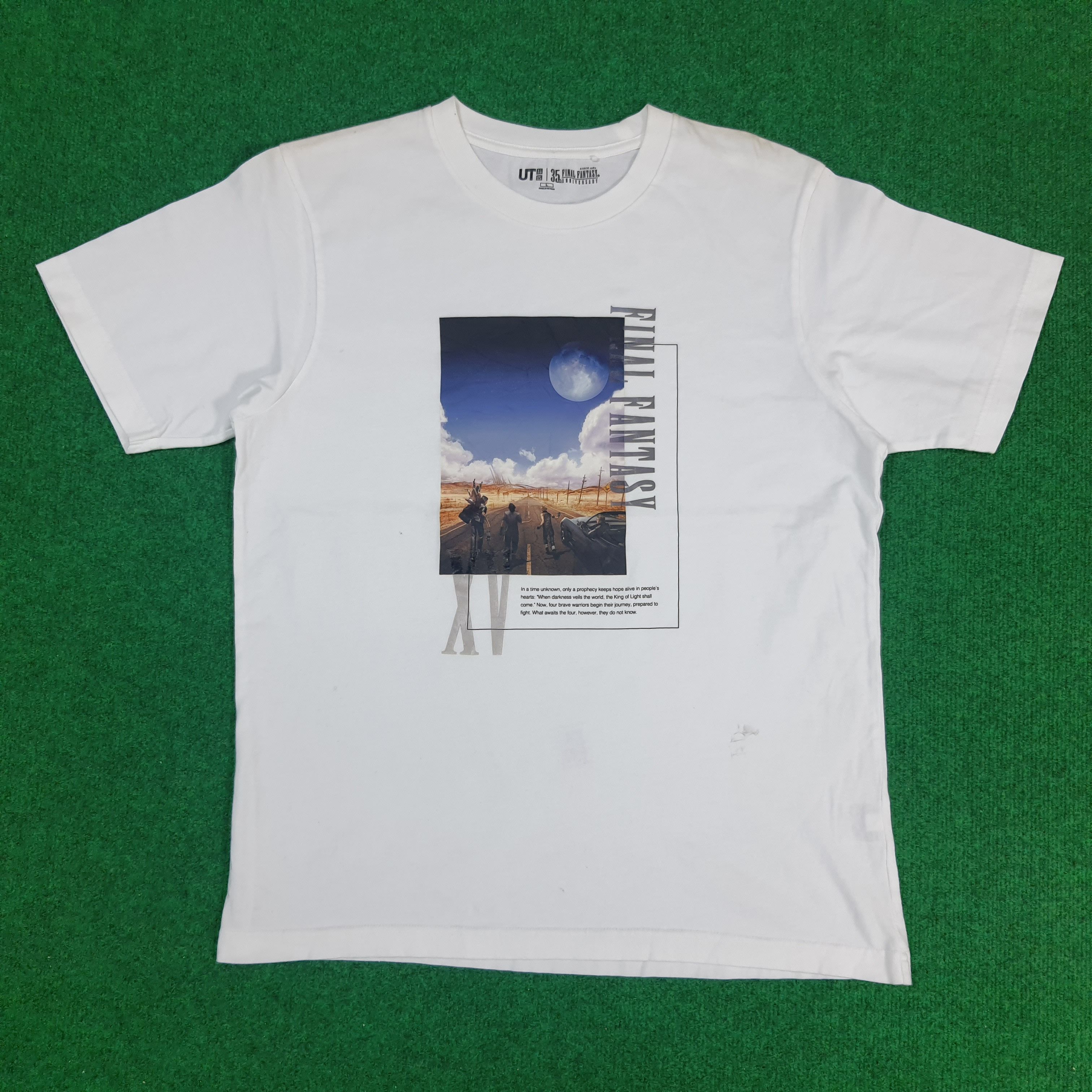Vintage Final Fantasy Xv 35th Anniversary Photo Tee Tshirt Hoodie, Sweatshirt | PodTeesHub.com