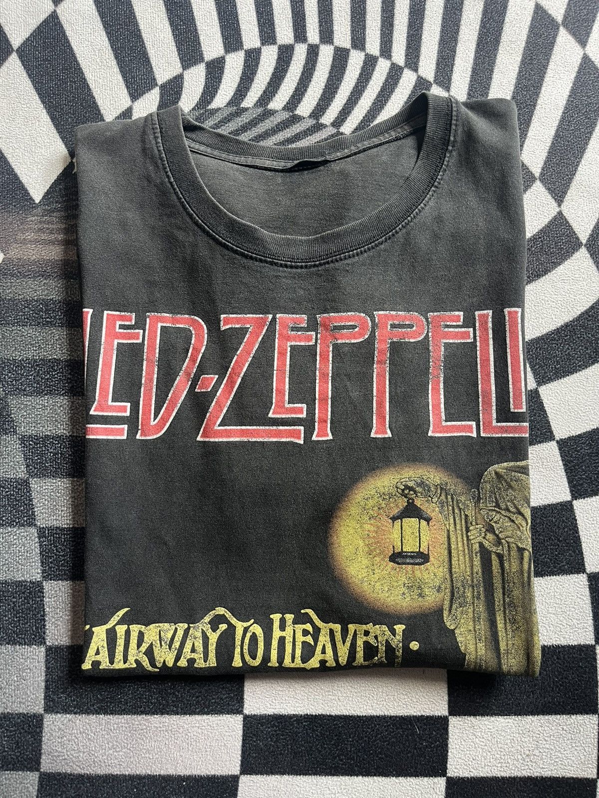 Zeppelin Vintage Led Zeppelin Stairway To Heaven 90 S Thailand Tshirt Hoodie, Sweatshirt | PodTeesHub.com