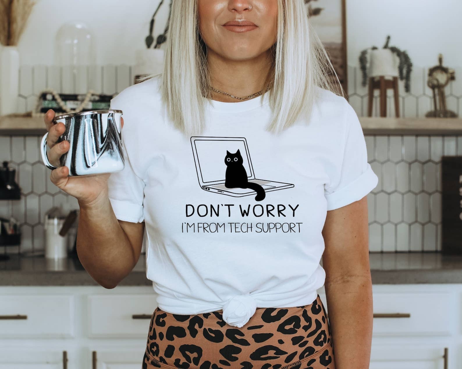 Don't Worry I'm from Tech Support T-Shirt Hoodie, Sweatshirt | PodTeesHub.com
