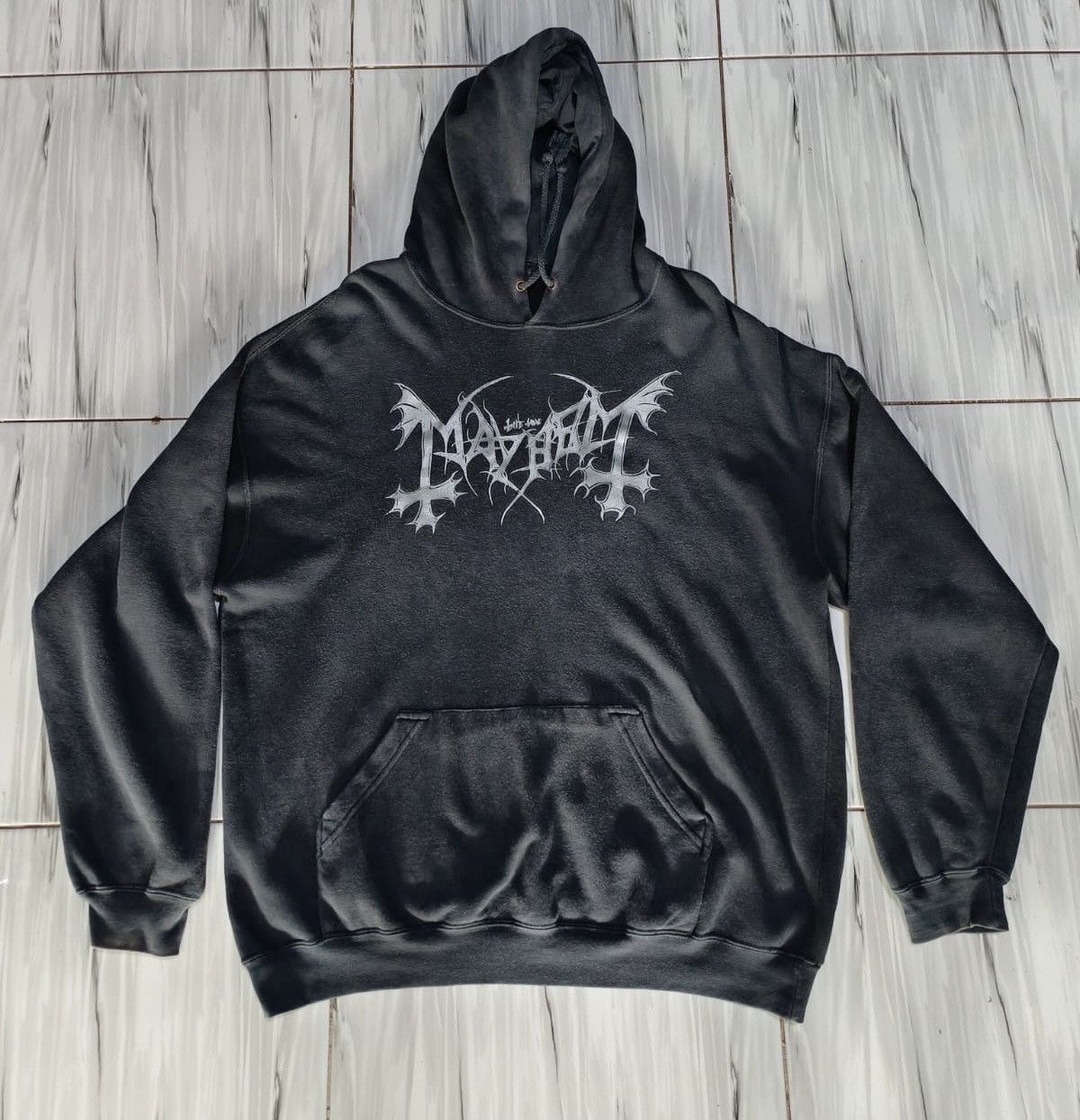 Band Tees Vintage 2000 Mayhem Grand Declaration Of War Black Metal Hoodie, Sweatshirt | PodTeesHub.com