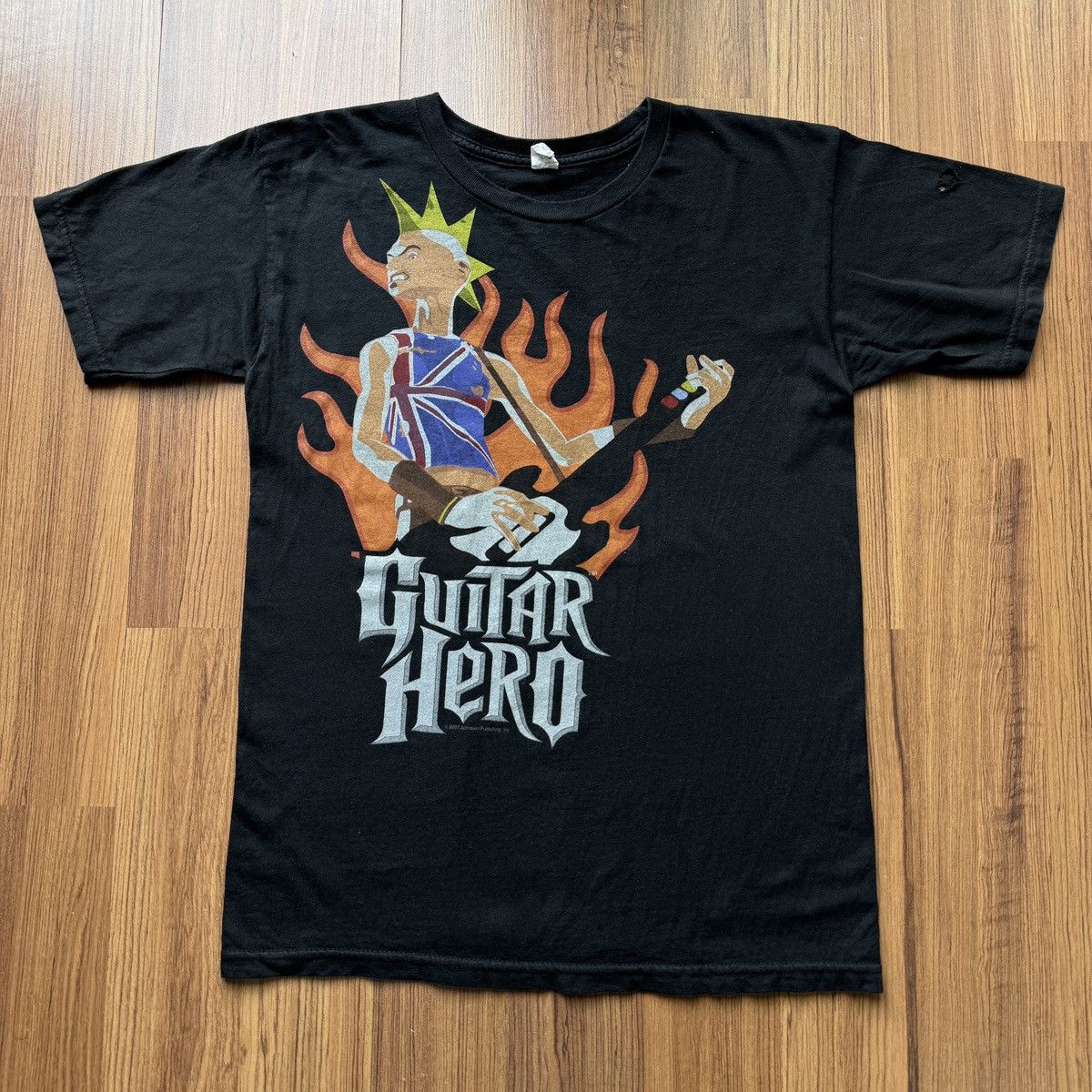Playstation 2007 Guitar Hero Johnny Napalm Video Game Promo Music T-Shirts, Hoodie, Sweatshirt