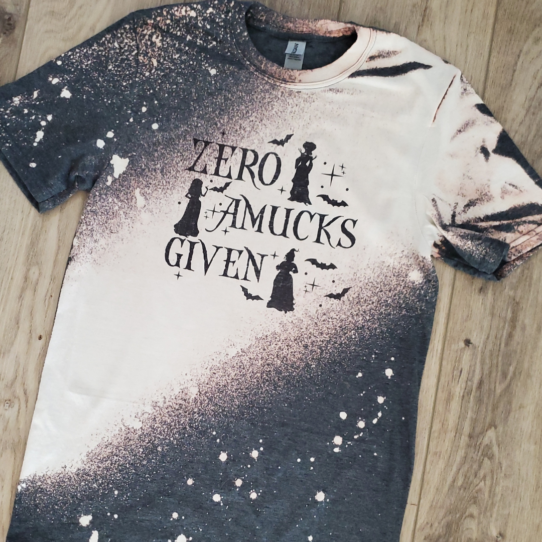 Zero Amucks Given Hocus Pocus Graphic Tee Hoodie, Sweatshirt | PodTeesHub.com