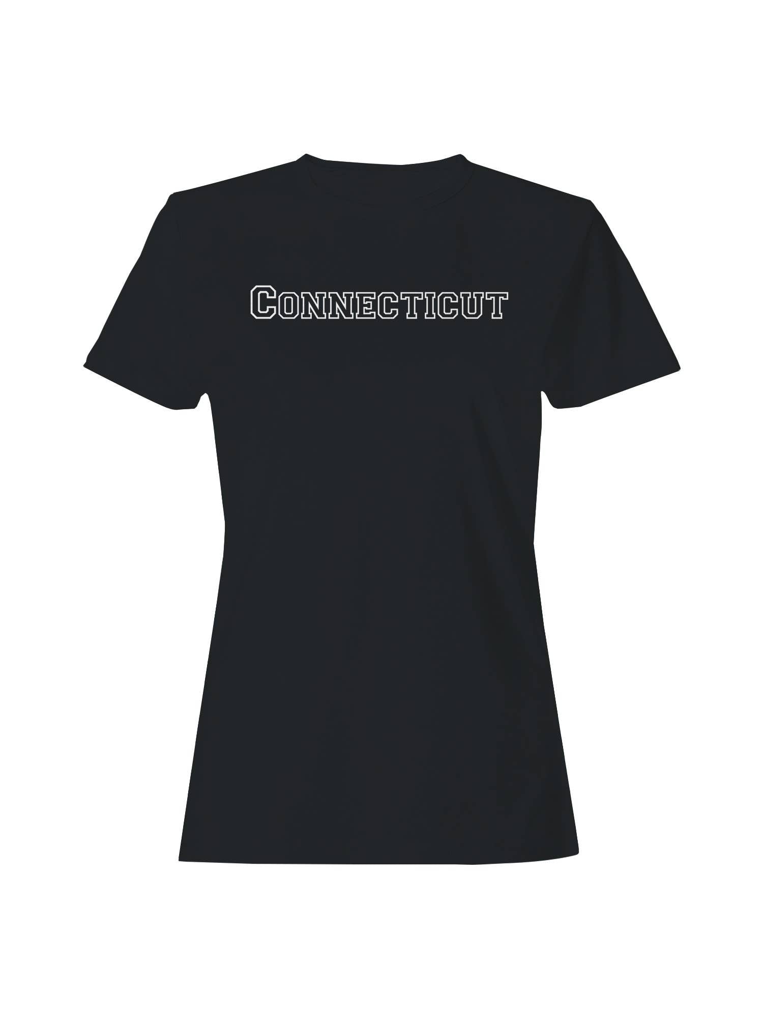 Connecticut Vintage Style Print Women's T-Shirt Hoodie, Sweatshirt | PodTeesHub.com