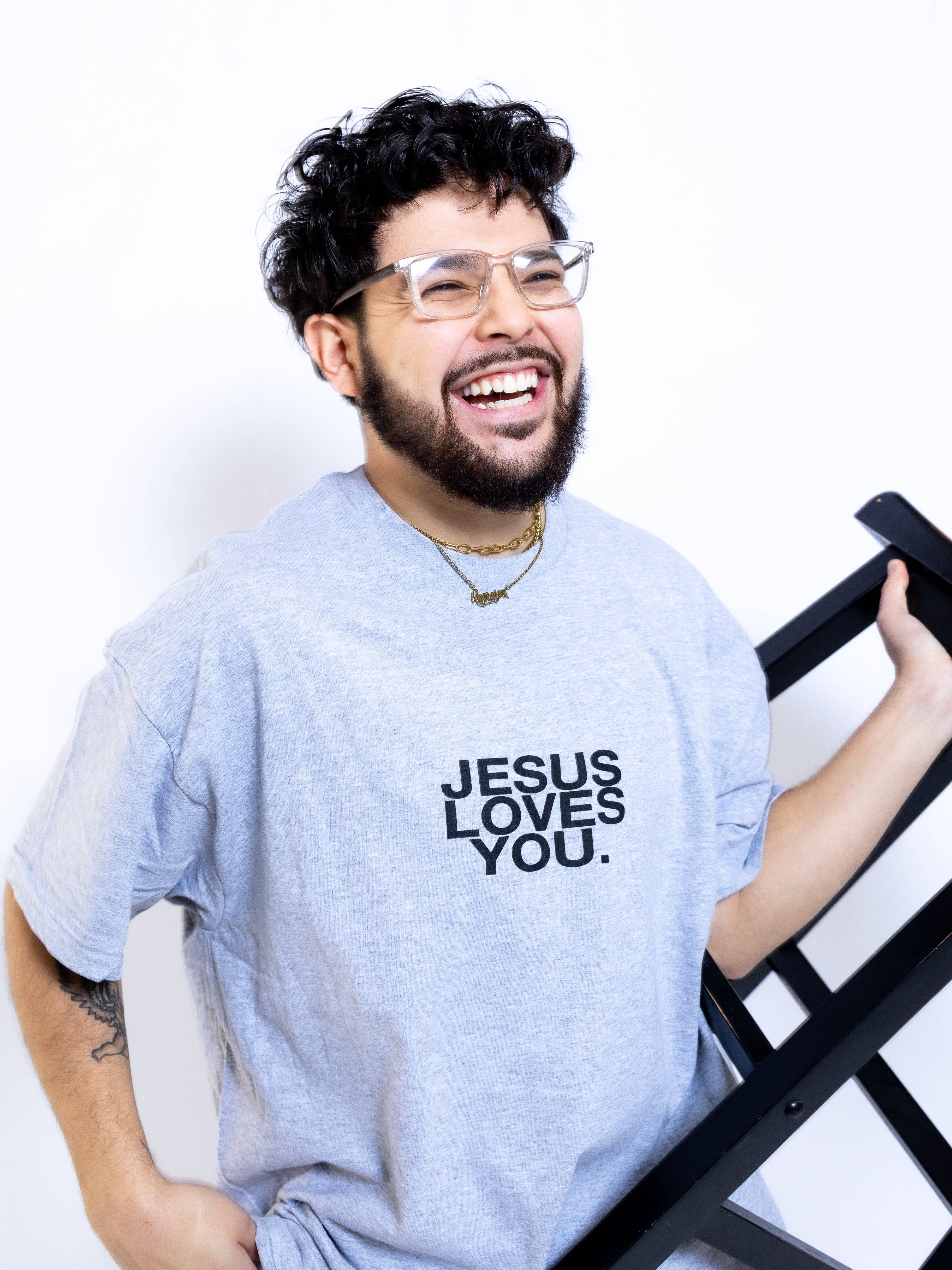 Gray Logo Tee Hoodie, Sweatshirt | PodTeesHub.com