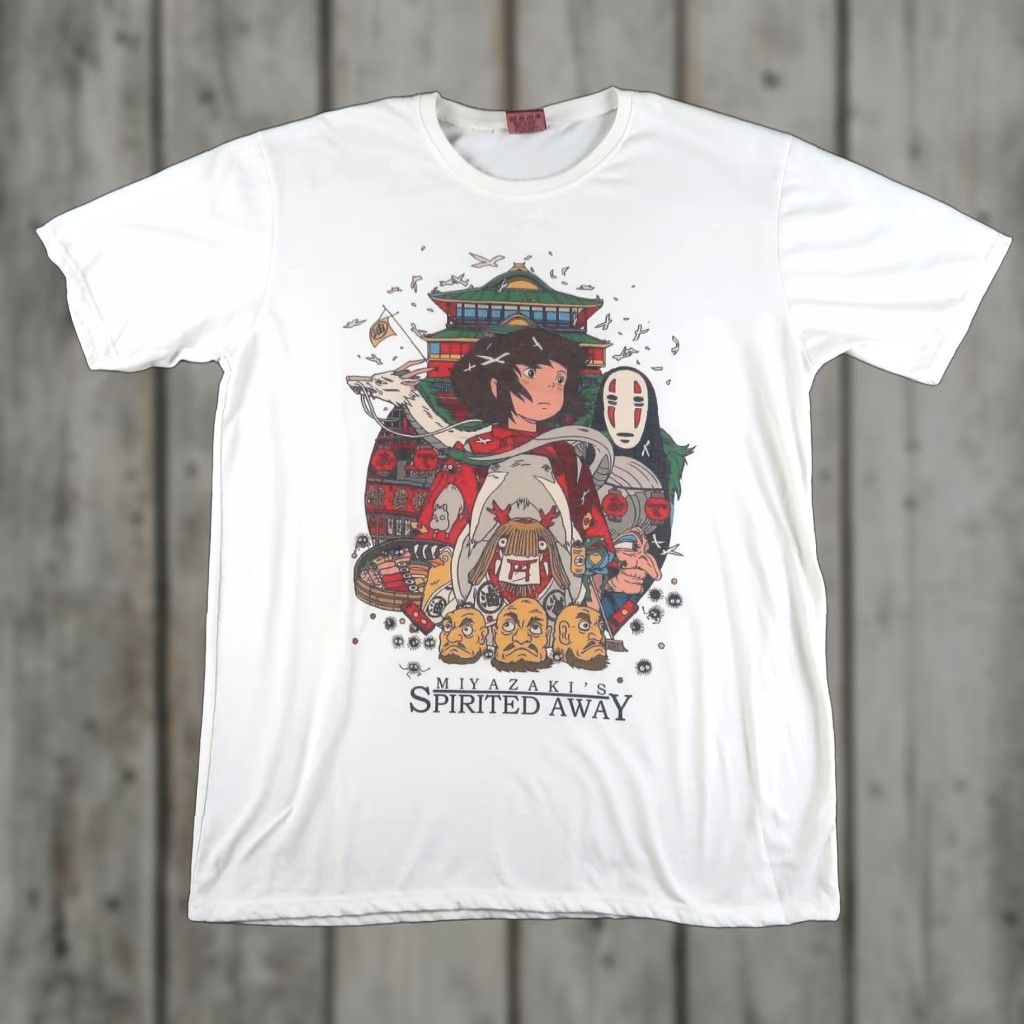 Vintage Studio Ghibli Hampstead Spirited Away Xl White Print Crew Neck S T-Shirts, Hoodie, Sweatshirt
