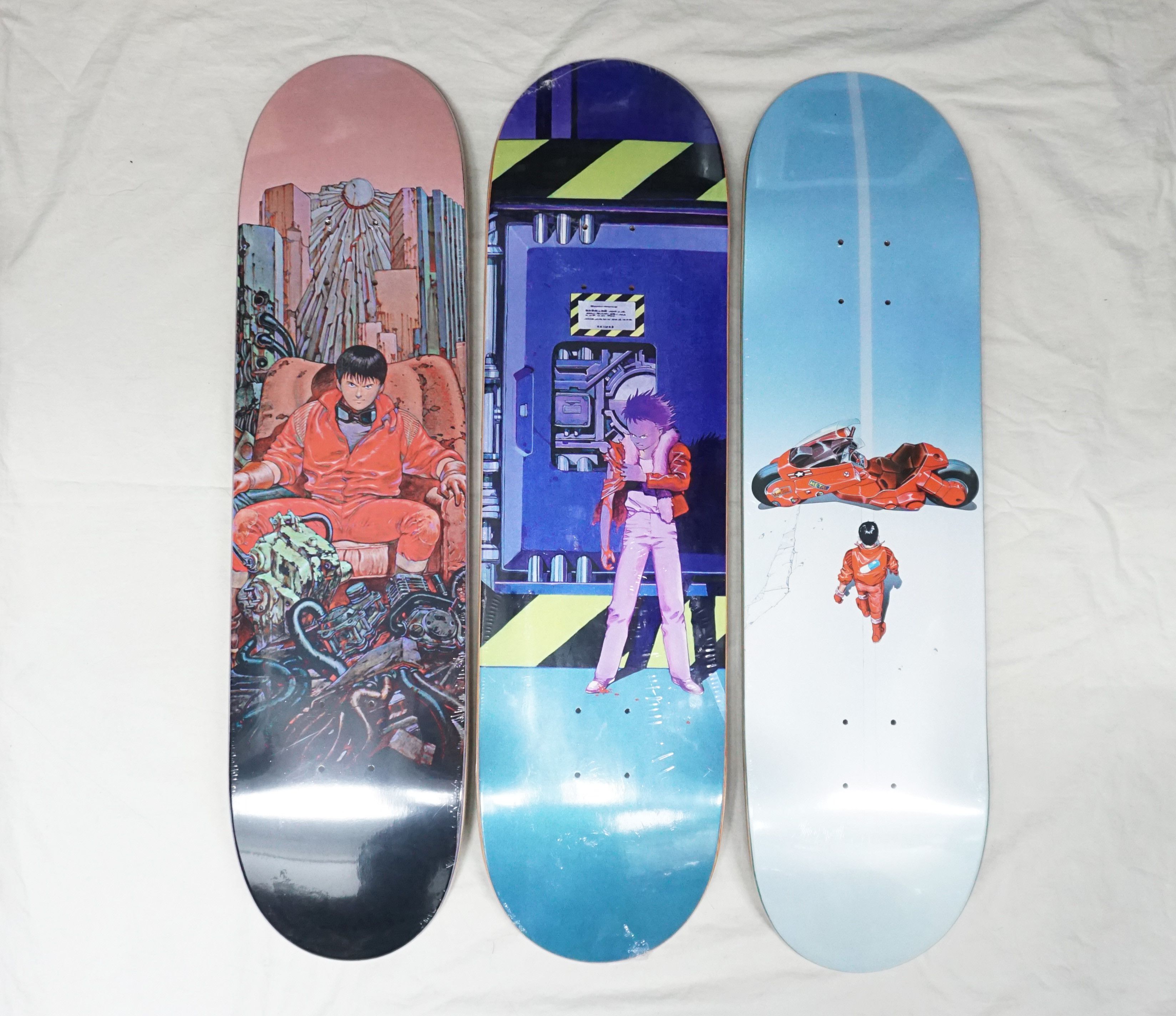 Hook Ups Akira X Hook Ups Skateboard Deck Set Of 3 T-Shirts, Hoodie, Sweatshirt | PodTeesHub.com