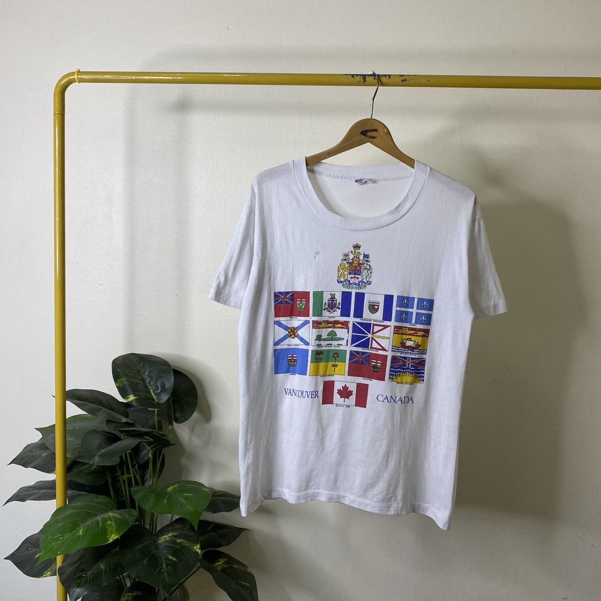 Vintage 80s Canada Vancouver Distressed T Shirt Hoodie, Sweatshirt | PodTeesHub.com