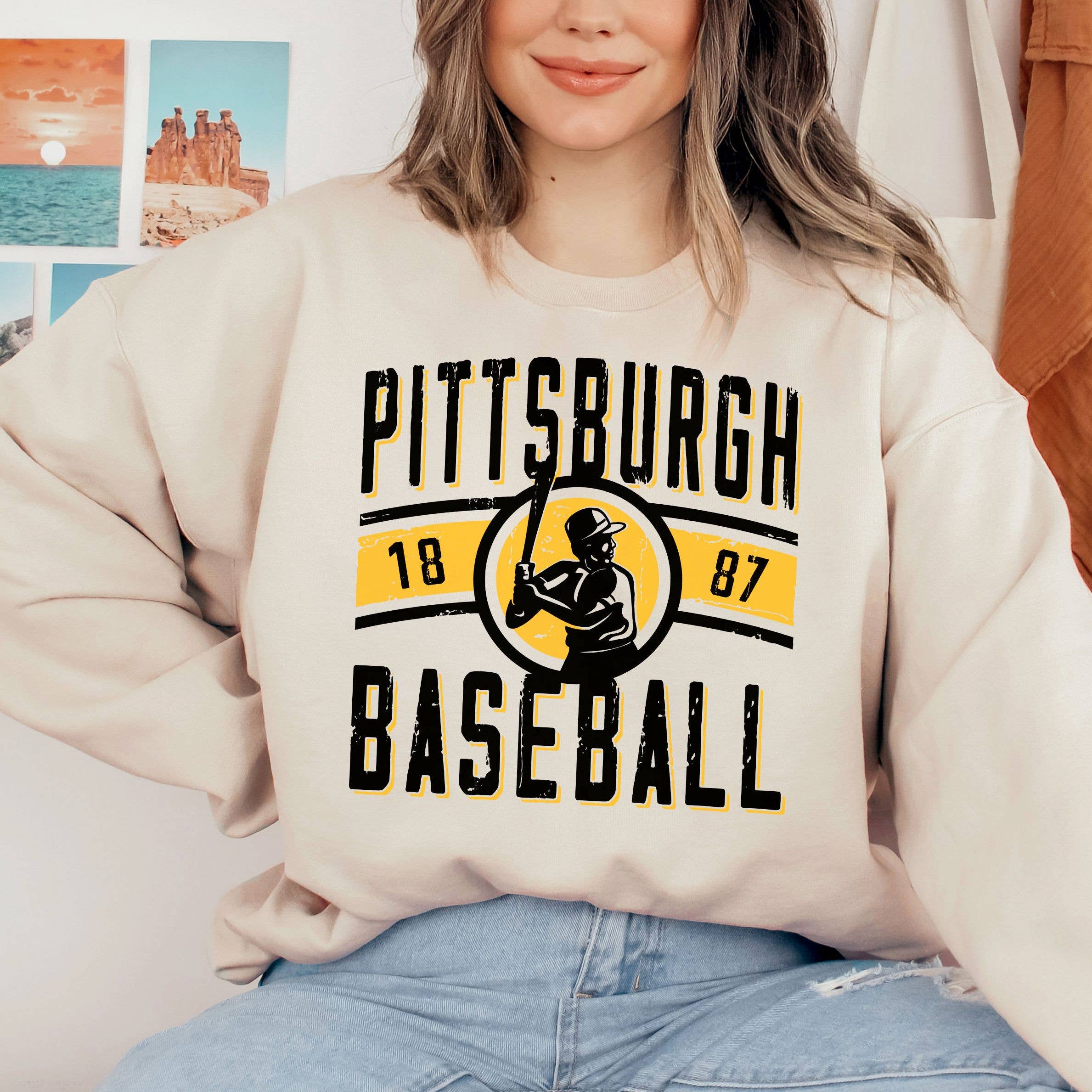 Retro Pittsburgh Pirates Baseball Crewneck Sweatshirt, Game T-Shirts, Hoodie | PodTeesHub.com