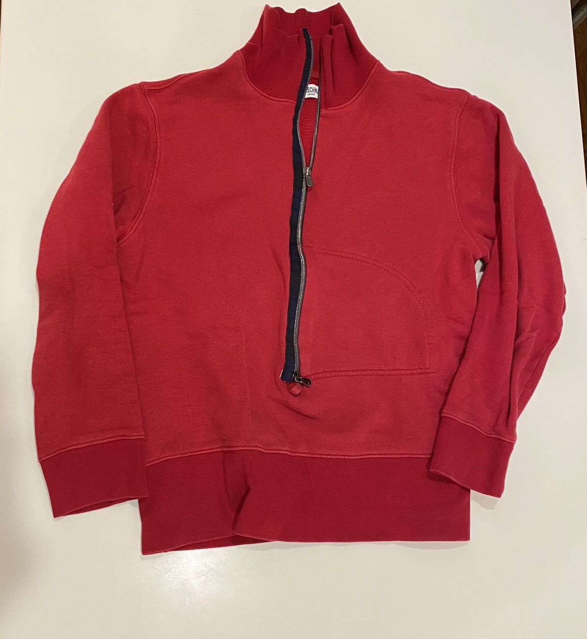 Moschino Slim Fit Half Zip Moschino Sweatshirt T-Shirts, Hoodie | PodTeesHub.com