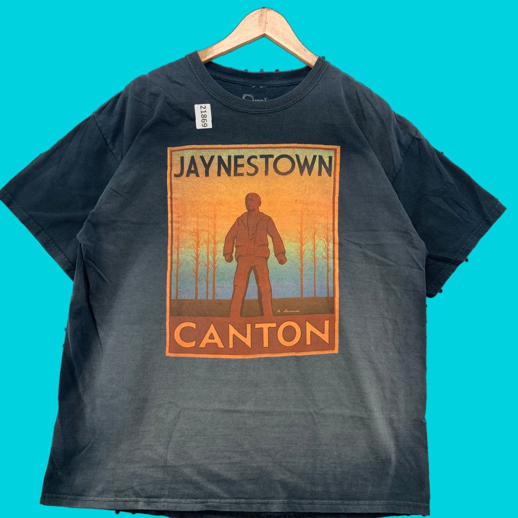 Vintage Jaynestown Canton Shirt Mens Xl Faded Gray Serenity 23x29 Short Sleeve Shirt Mens Xl Hoodie, Sweatshirt