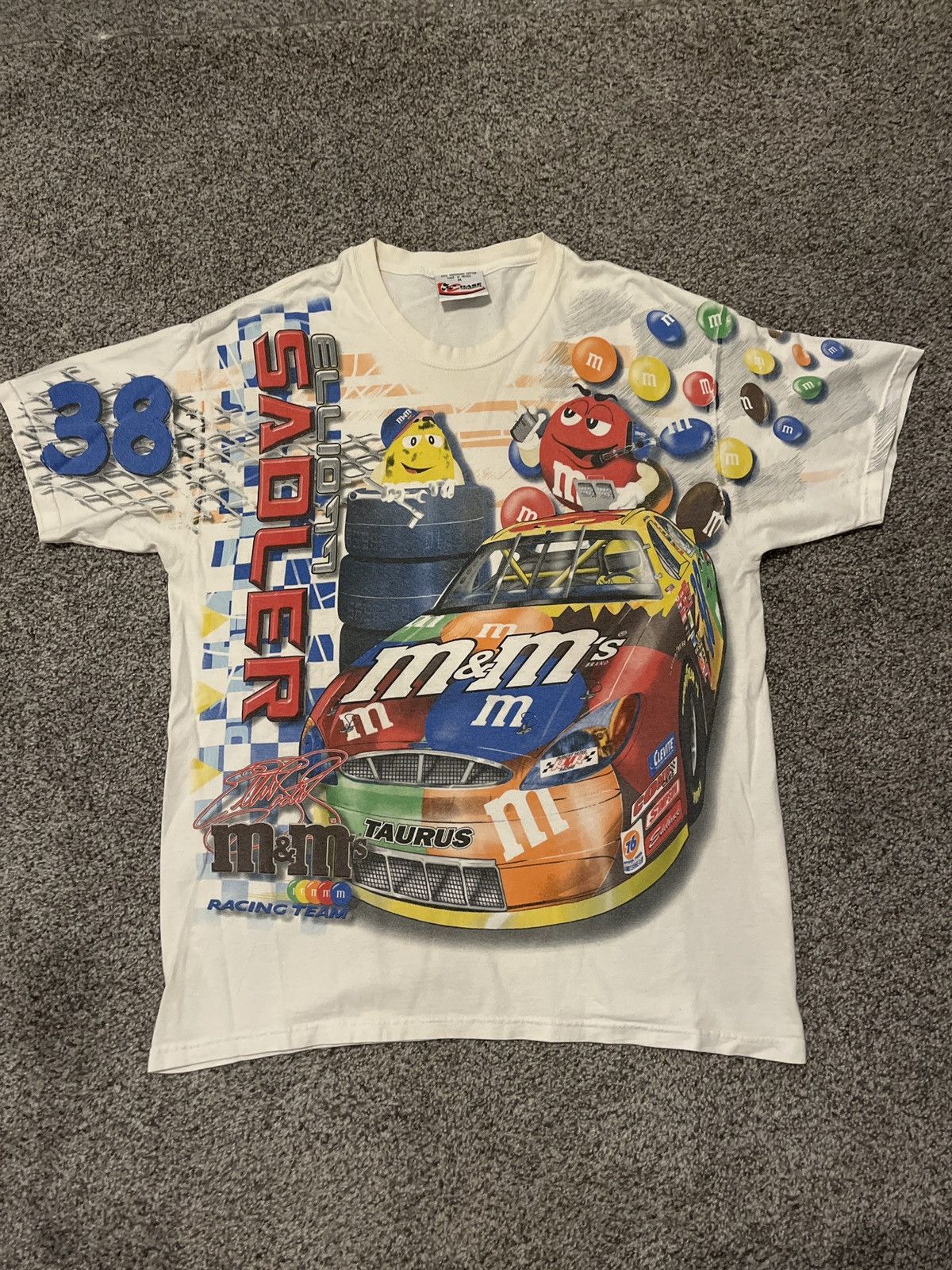 Nascar Vintage Elliott Sadler M Ms Nascar Shirt Hoodie, Sweatshirt | PodTeesHub.com