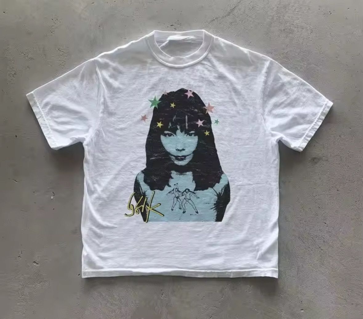 Other Streetwear Y2k Rock Girl Graphic White T Shirt Hoodie, Sweatshirt | PodTeesHub.com