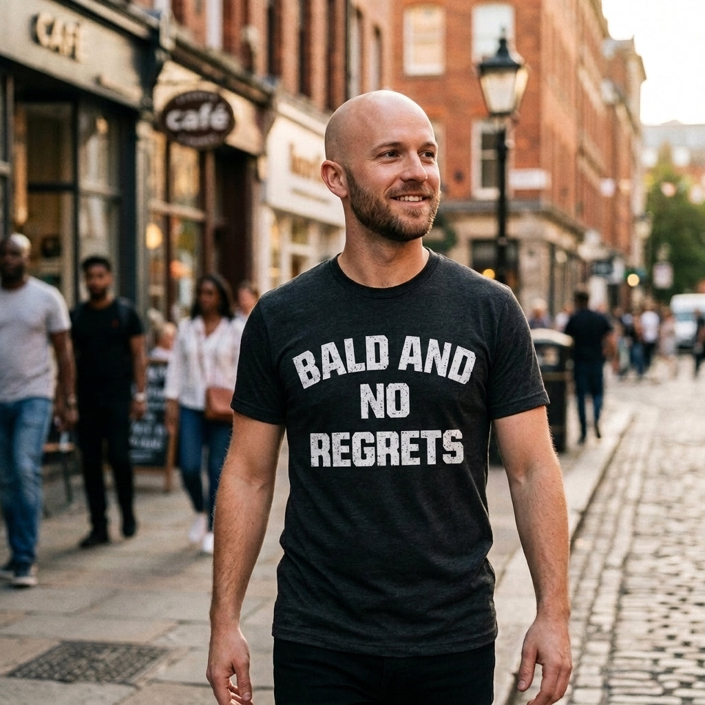 Bald And No Regrets Men's T Shirt