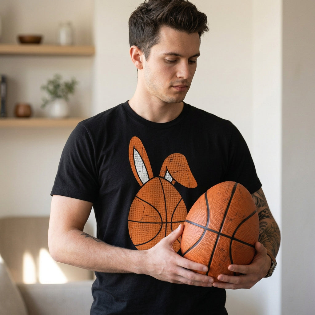 Basketball Easter Egg Men's T Shirt
