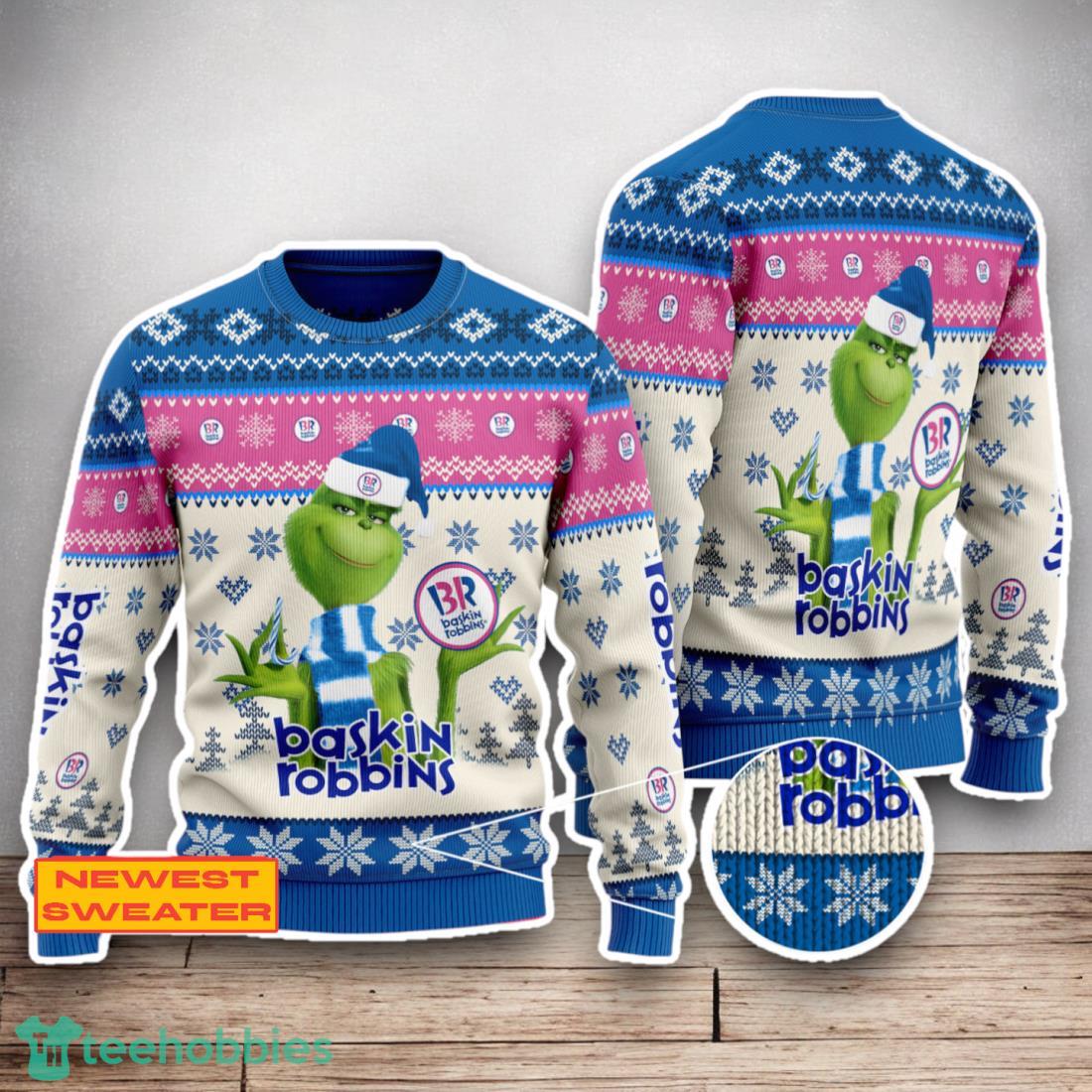 Baskin Robbins The Grinch Ugly Christmas Sweater Christmas Special Gifts For Men Women