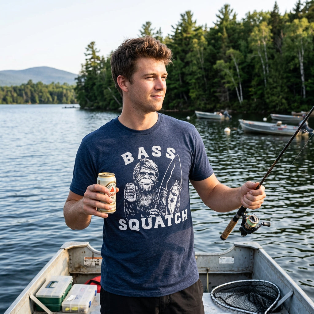 Bass Squatch Men's T Shirt