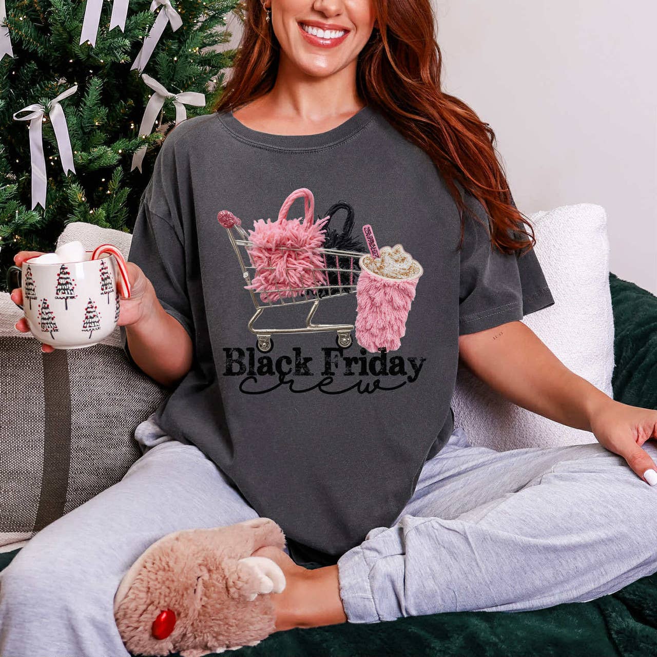 Faux Yarn Black Friday Crew Tee Hoodie, Sweatshirt | PodTeesHub.com