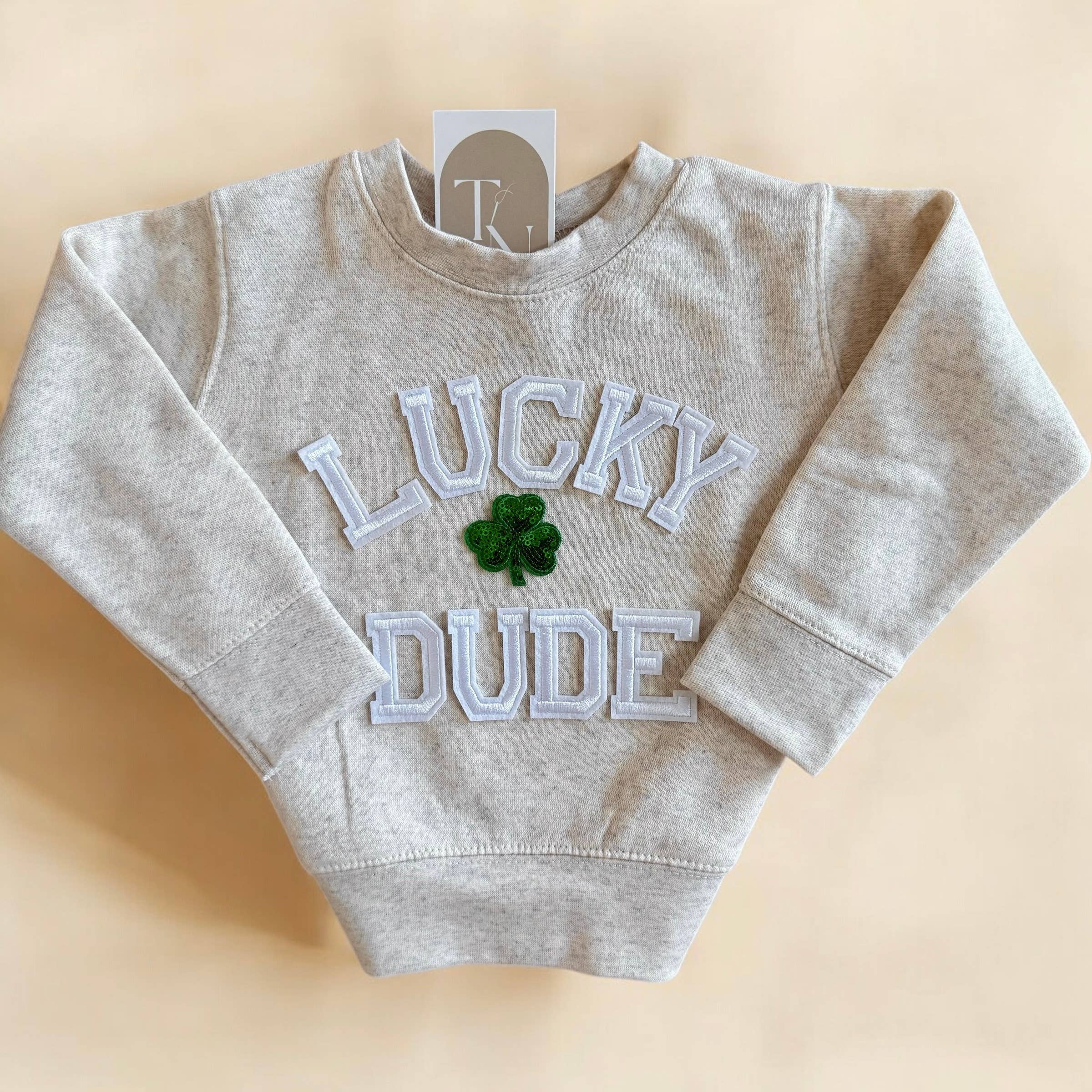 Lucky Dude Kids St Patrick Day Sweatshirt T-Shirts, Hoodie | PodTeesHub.com