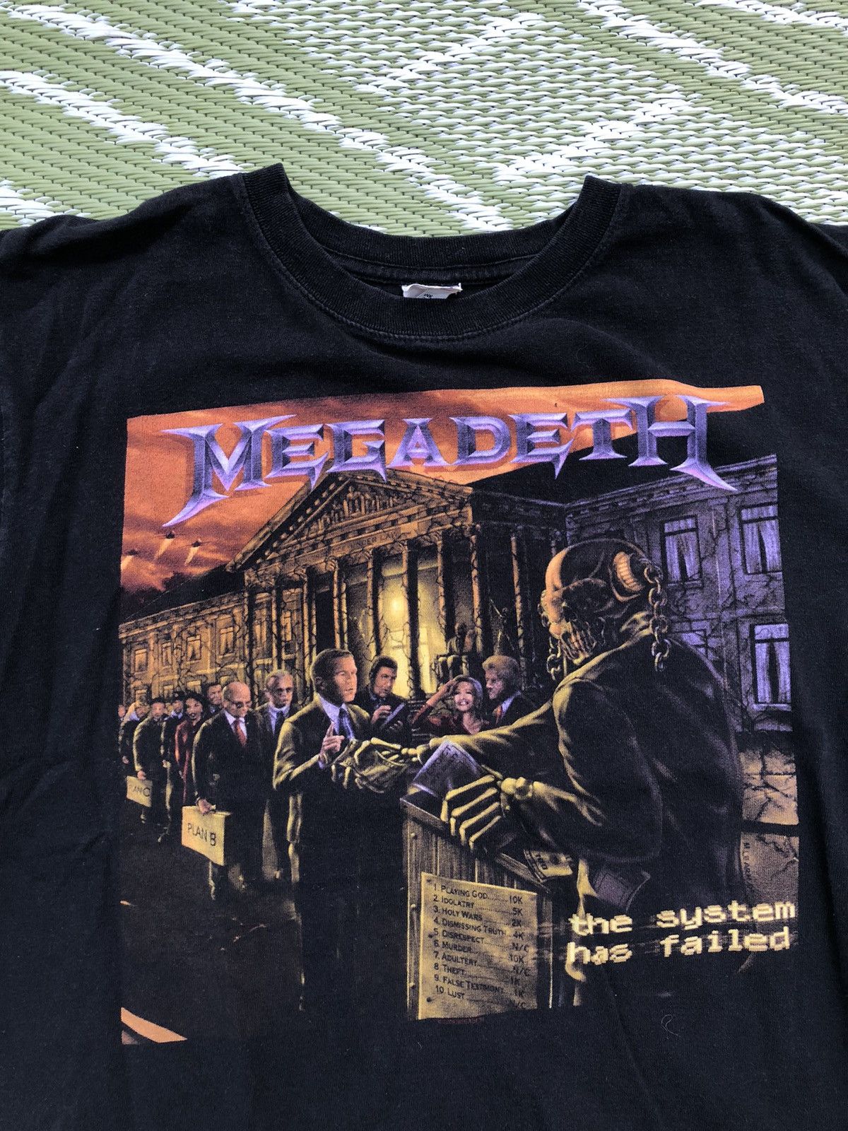 Megadeth X Vintage Vtg Megadeath The System Has Failed Album Band Rock Tee M Hoodie, Sweatshirt | PodTeesHub.com