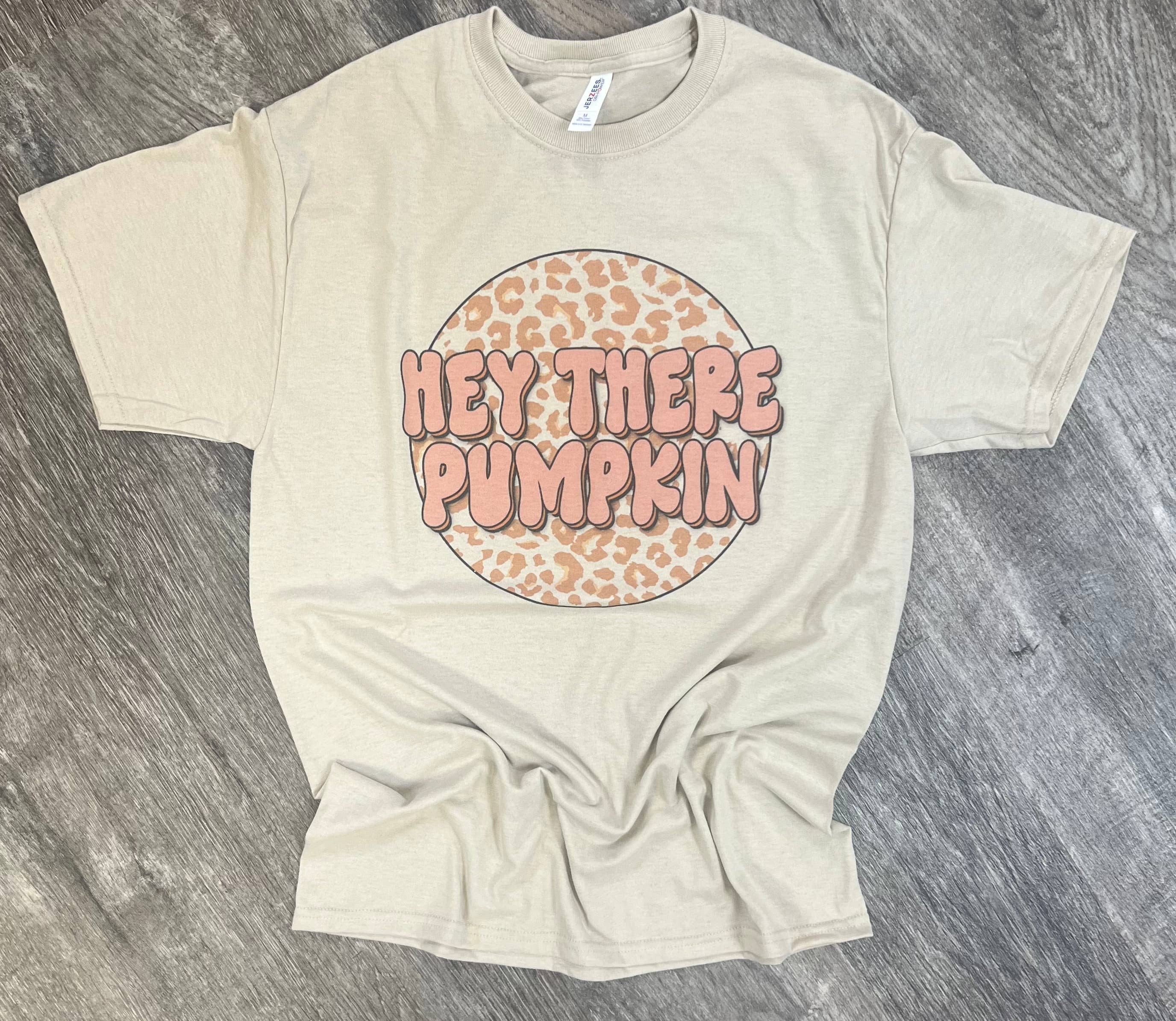 Hey There Pumpkin On Sand Tee Hoodie, Sweatshirt | PodTeesHub.com