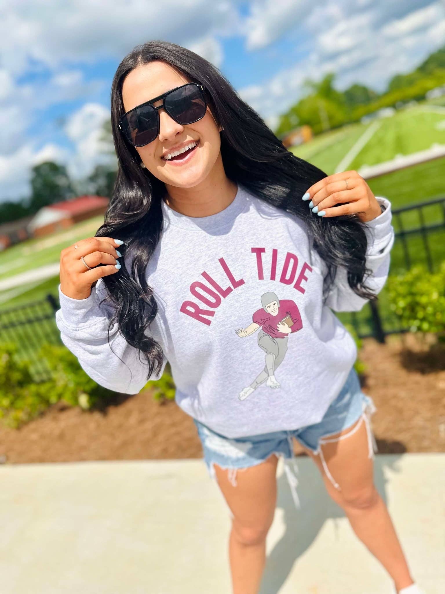 Custom Mascot Football Player Graphic Sweatshirt T-Shirts, Hoodie | PodTeesHub.com