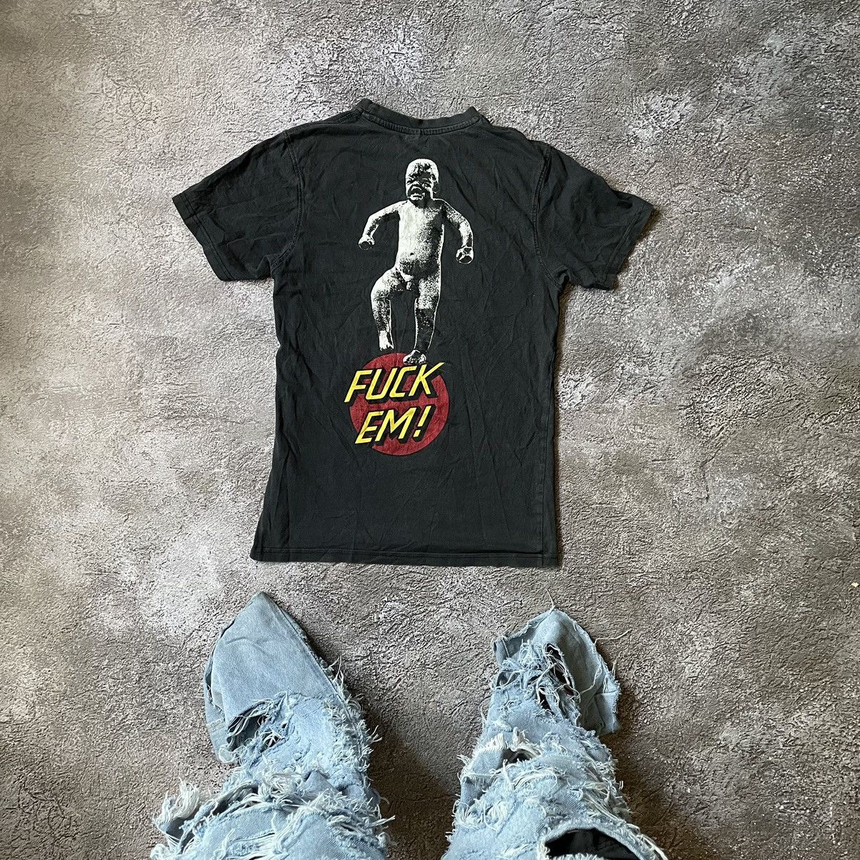 Vintage Y2k Fuck Em Babe Logo Face Creepy Horror Tee 90s Hoodie, Sweatshirt | PodTeesHub.com