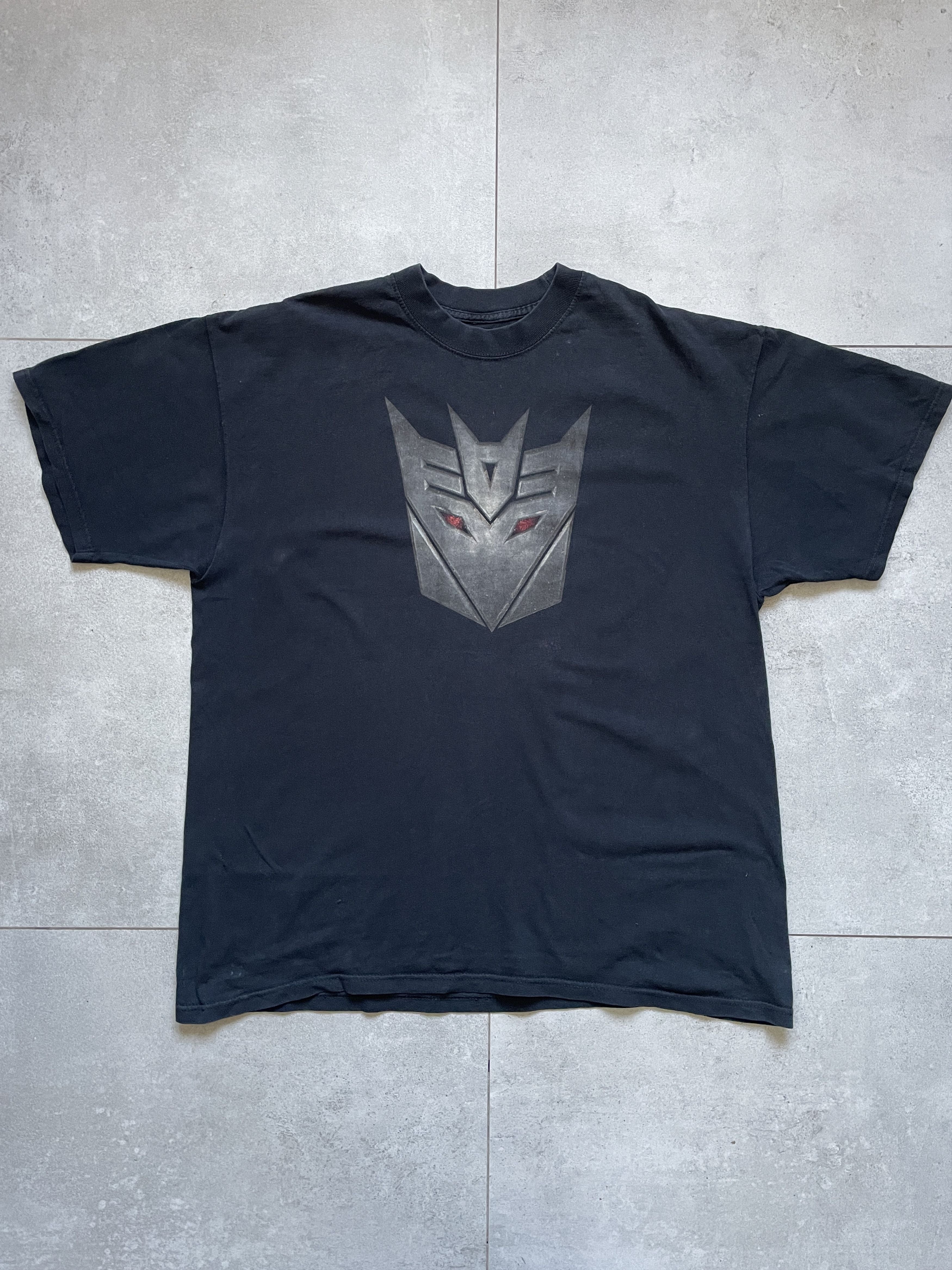Y2k 07 Transformers Movie Decepticon Promo Black Washed Tee Hoodie, Sweatshirt | PodTeesHub.com