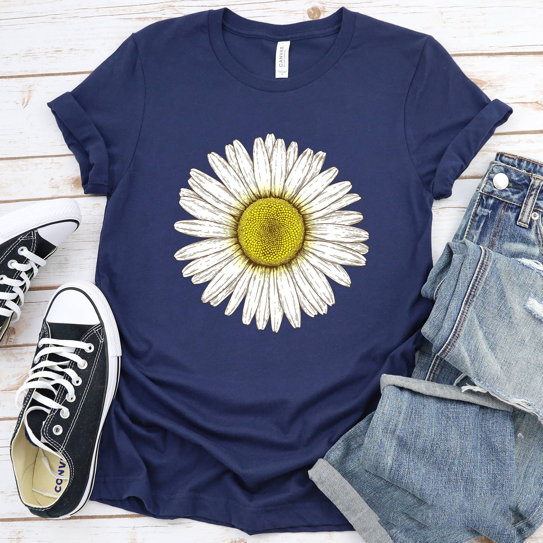 Sunflower T-Shirt - Vintage Nature Hoodie, Sweatshirt | PodTeesHub.com