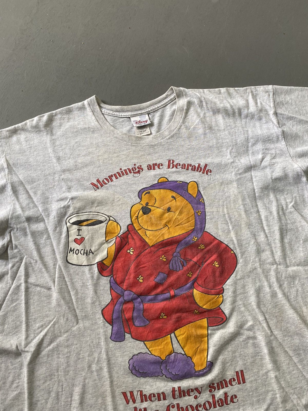Vintage 99 Winnie The Pooh Morning S Are Bearable Tee Hoodie, Sweatshirt | PodTeesHub.com