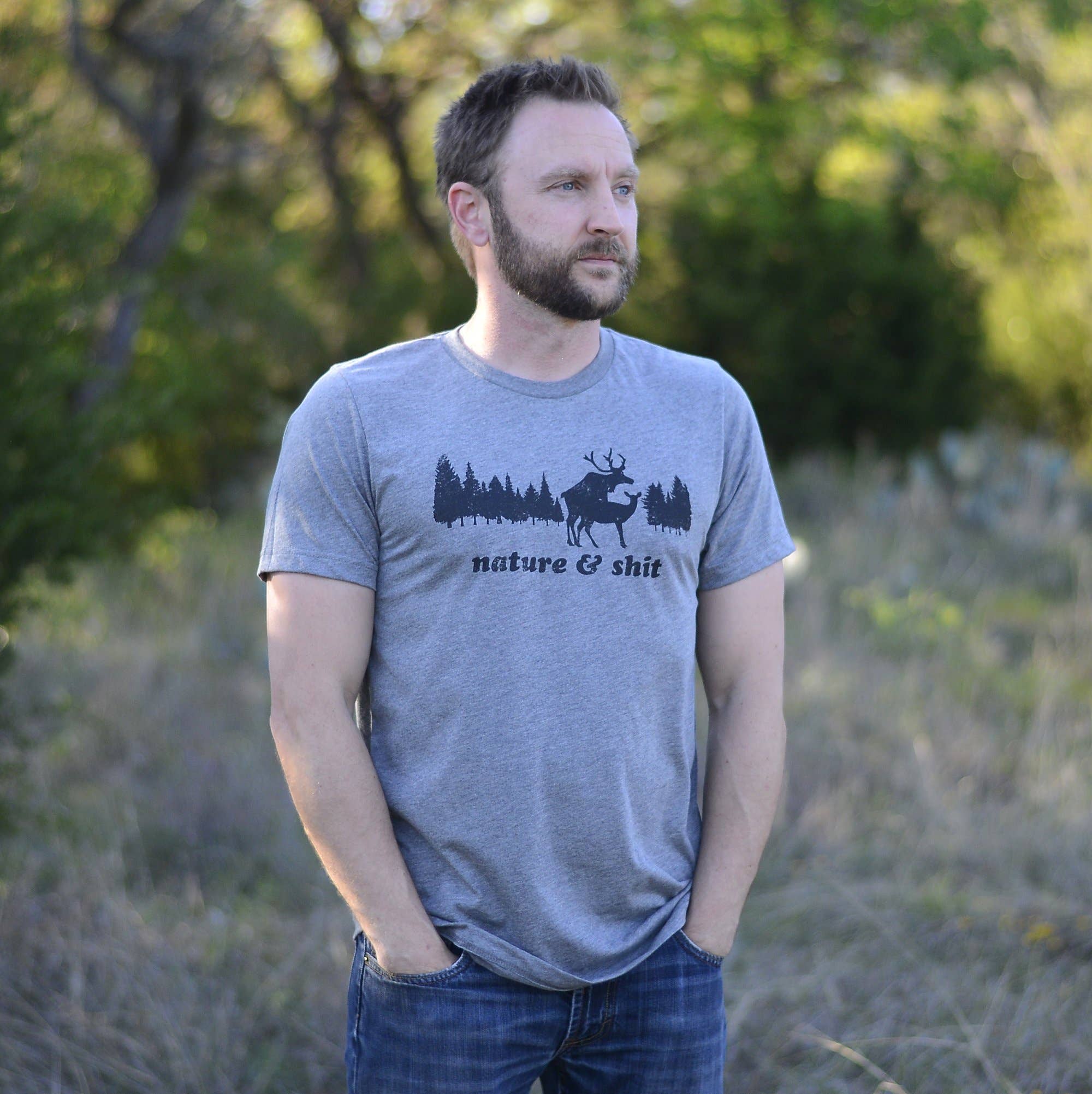 Nature and Shit Men's Shirt Father's Day, Men's Shirt, Man Hoodie, Sweatshirt | PodTeesHub.com