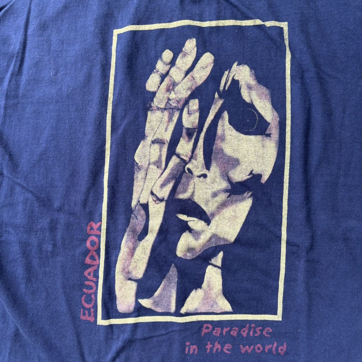 Other Vintage Y2k Ecuador T Shirt Navy Andes Paradise Tee Size Xl Hoodie, Sweatshirt | PodTeesHub.com