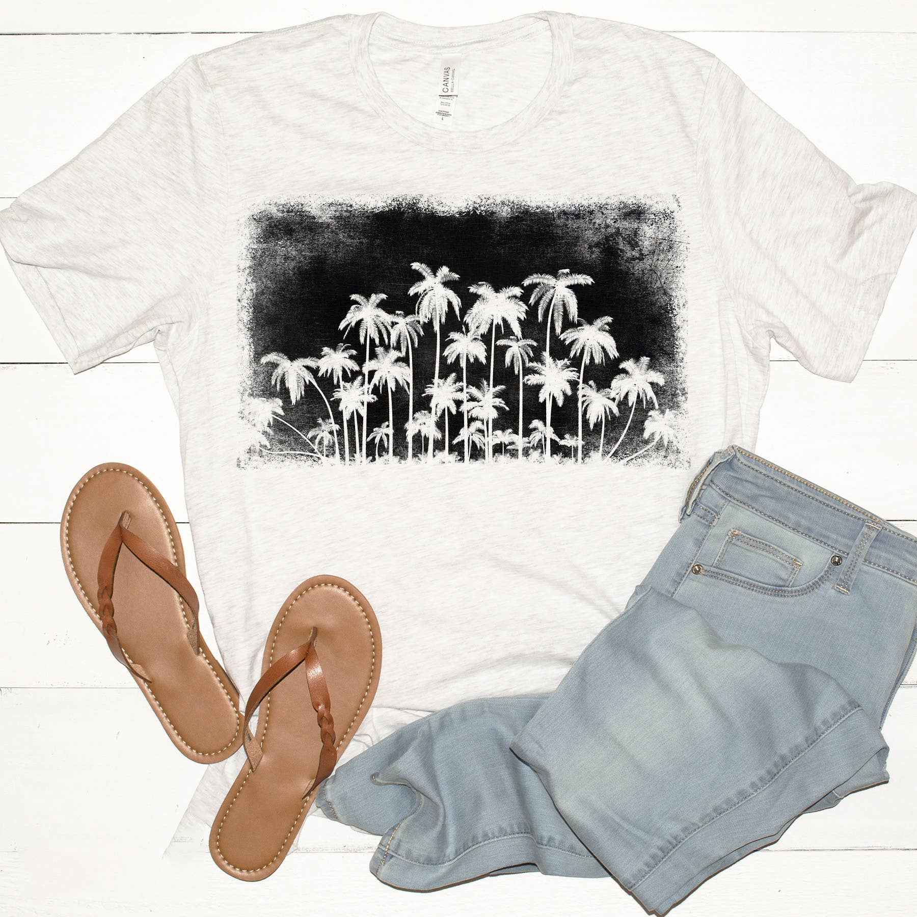 Palm Trees T-Shirt - Vintage Nature Hoodie, Sweatshirt | PodTeesHub.com