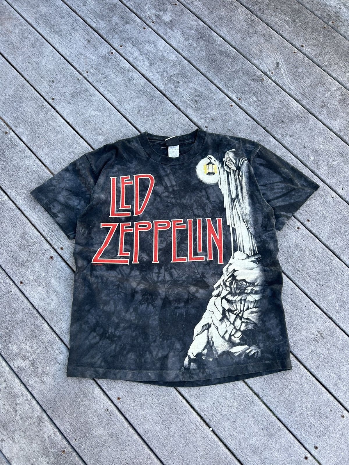 Liquid Blue X Vintage Vintage Liquid Blue Led Zeppelin Shirt Hoodie, Sweatshirt | PodTeesHub.com