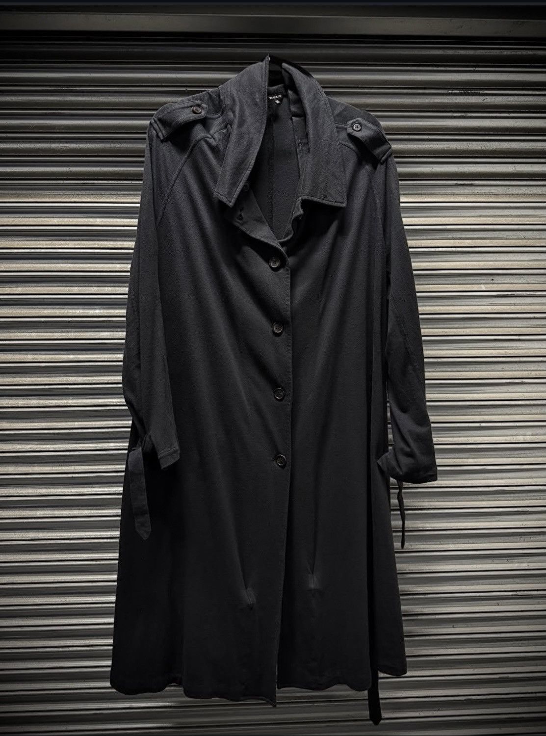 Demeulemeester Ann Demeulemeester 2010s Light Drape Trench Coat T-Shirts, Hoodie, Sweatshirt