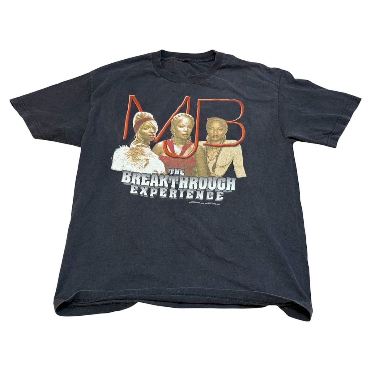Rap Tees Vintage Mary J Blige 2006 The Breakthrough Experience Hoodie, Sweatshirt | PodTeesHub.com