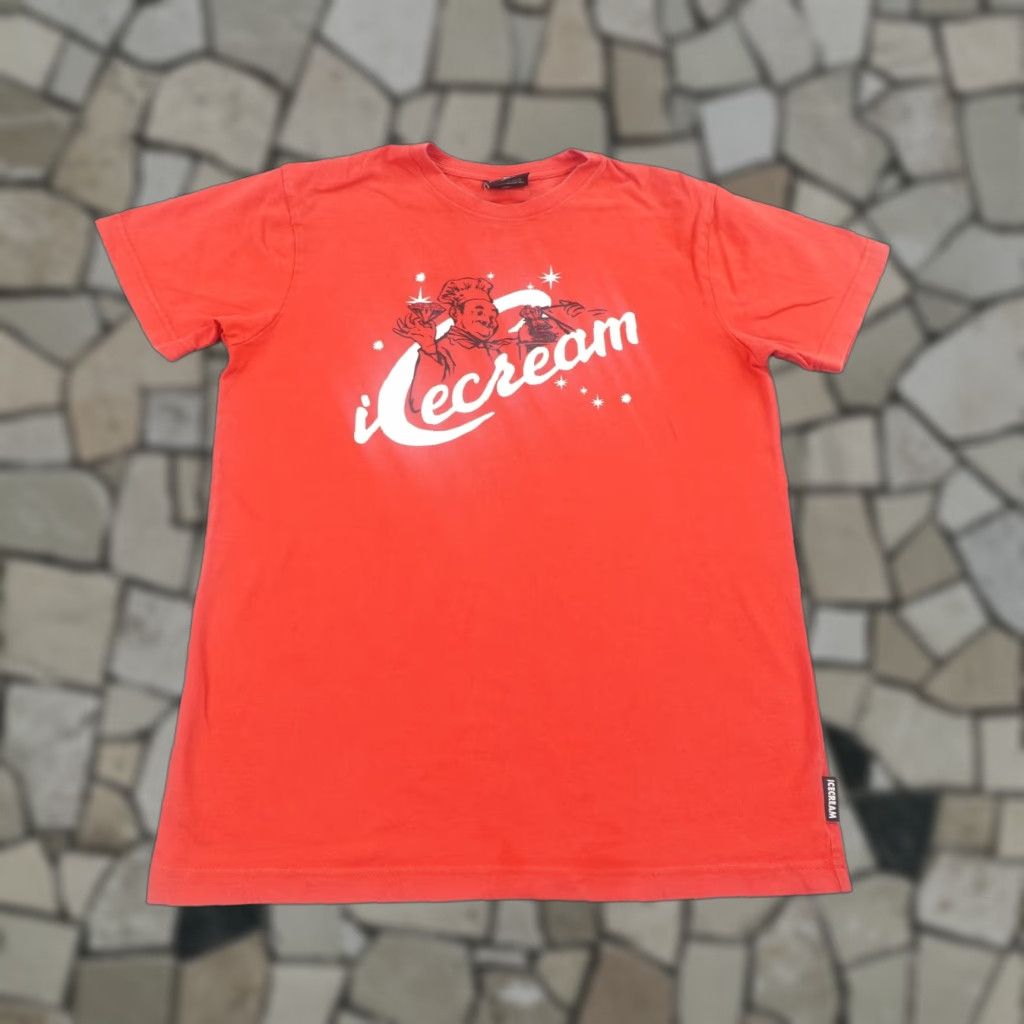 Vintage Icecream Shirt Mens Small Red Bbc Pharrell Skateboarding Skater Hip Hop Tee Hoodie, Sweatshirt | PodTeesHub.com