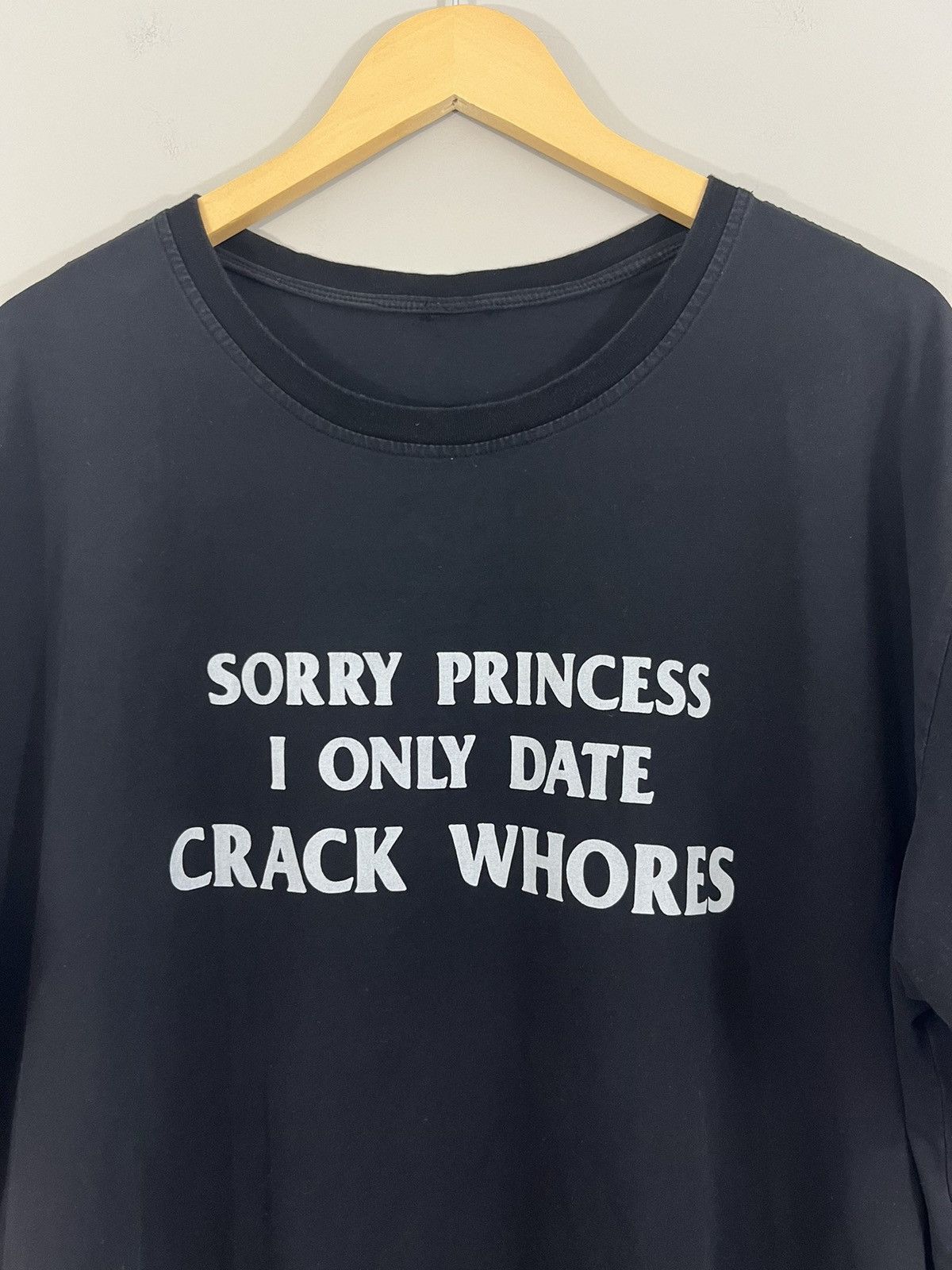 Vintage Sorry Princess Sex Joke Distressed Offensive Tee Hoodie, Sweatshirt | PodTeesHub.com