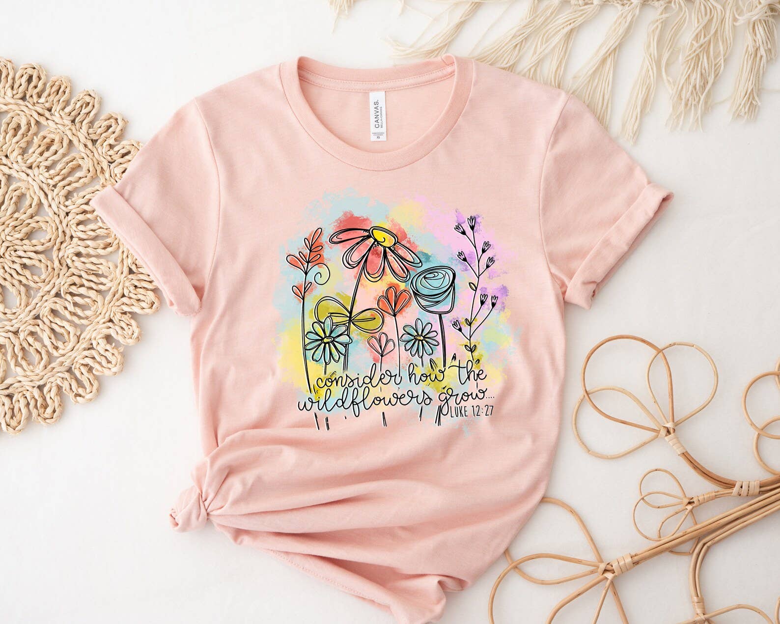 Consider How the Wildflowers Grow Luke Tee Hoodie, Sweatshirt | PodTeesHub.com