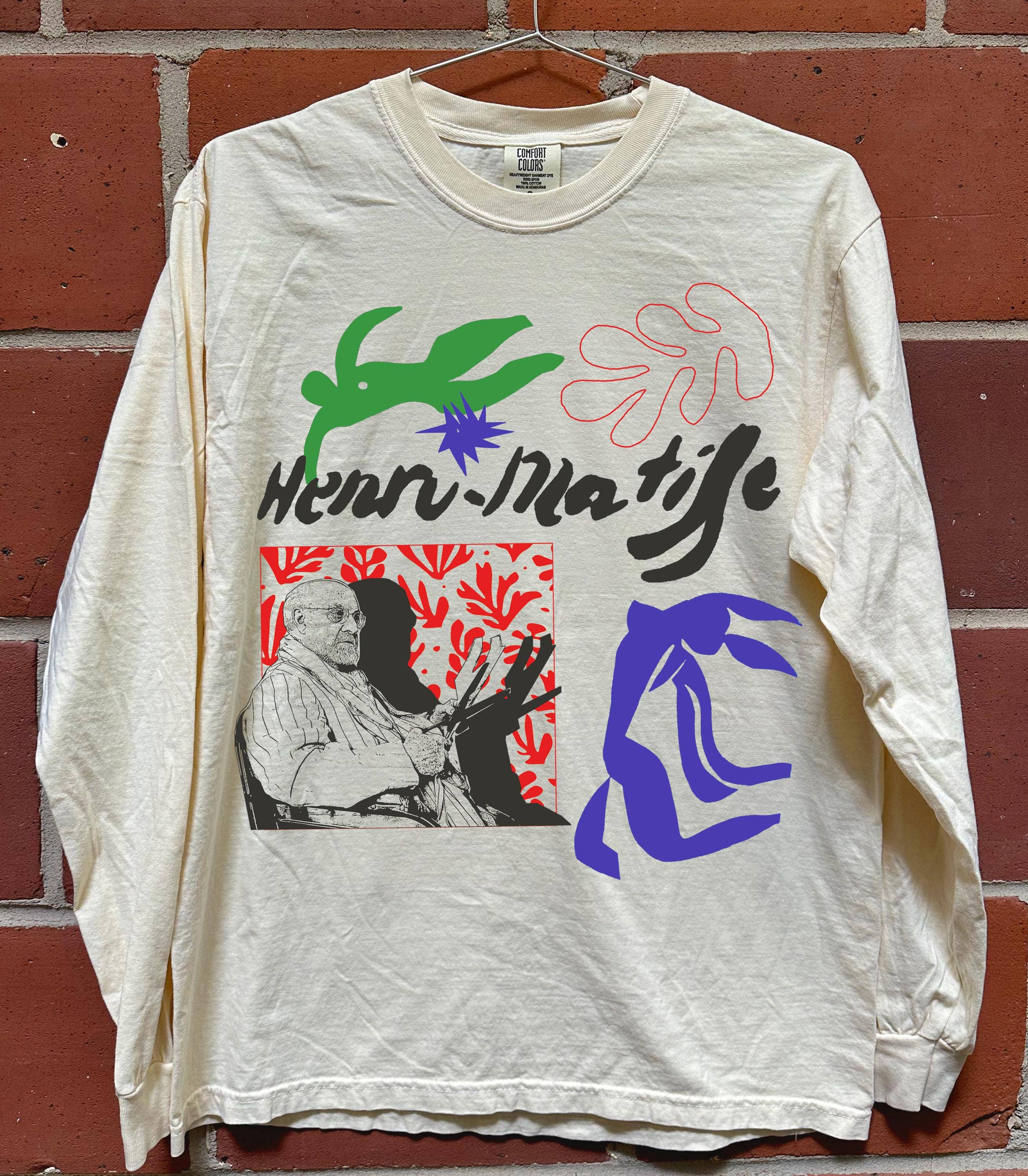 Abstract Matisse Fan Art Ls Shirt Hoodie, Sweatshirt | PodTeesHub.com