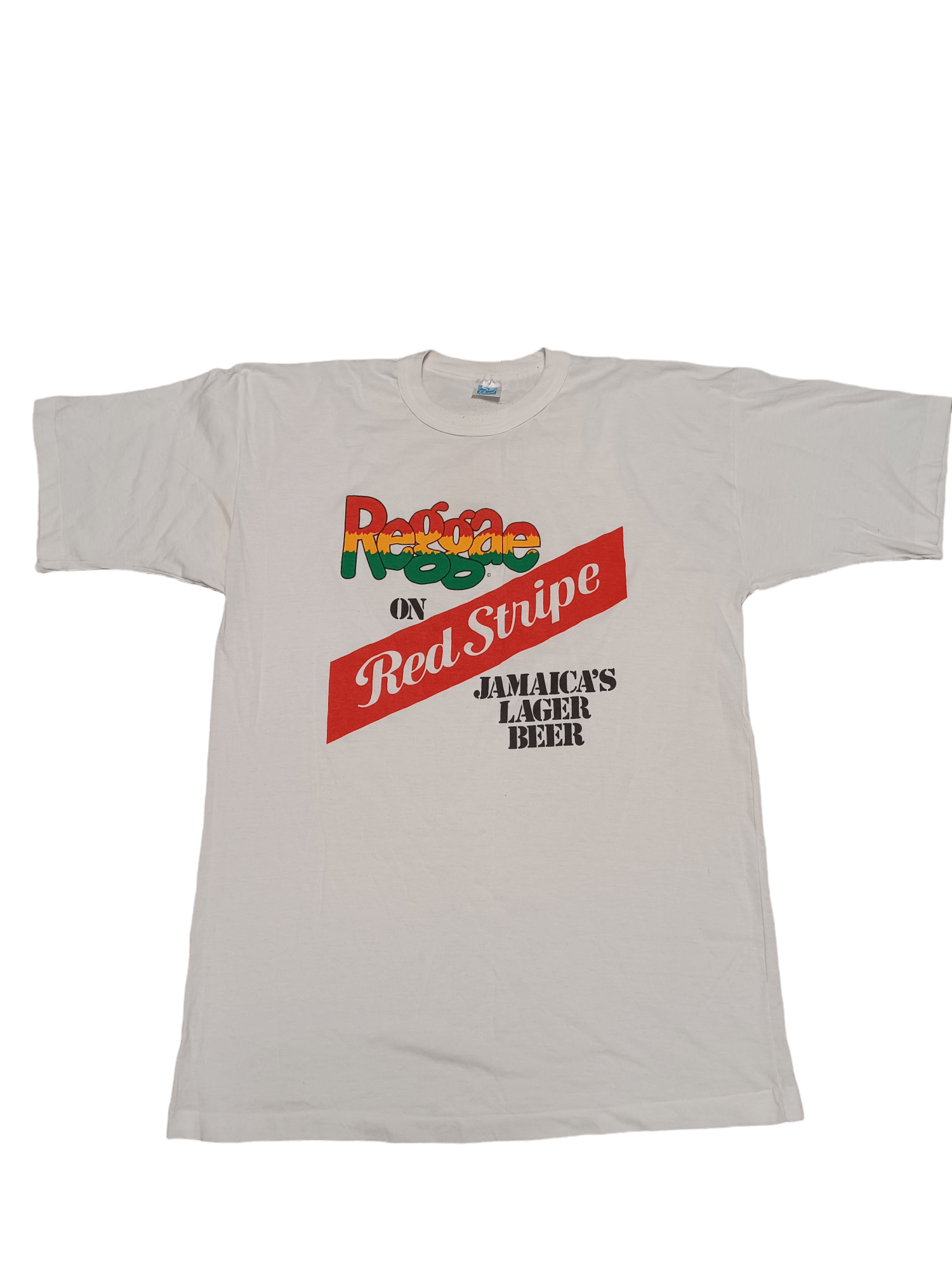 Rap Tees X Vintage Reggae On Red Stripe Made In Jamaica 90s Vintage Tee Beer Hoodie, Sweatshirt | PodTeesHub.com