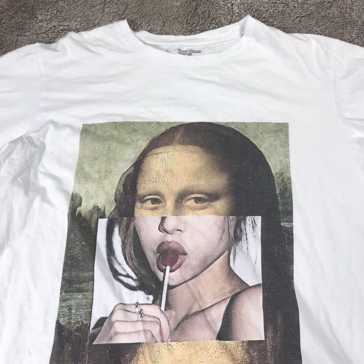 Band Tees Vintage Y2k Adult Mono Lisa Lollipop Funny Tee Art Hoodie, Sweatshirt | PodTeesHub.com
