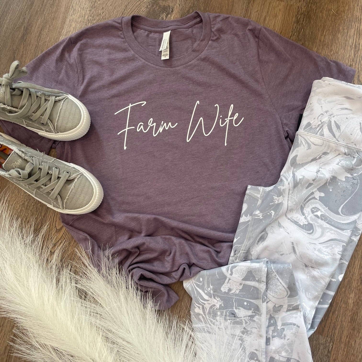 Farm Wife Tee Hoodie, Sweatshirt | PodTeesHub.com